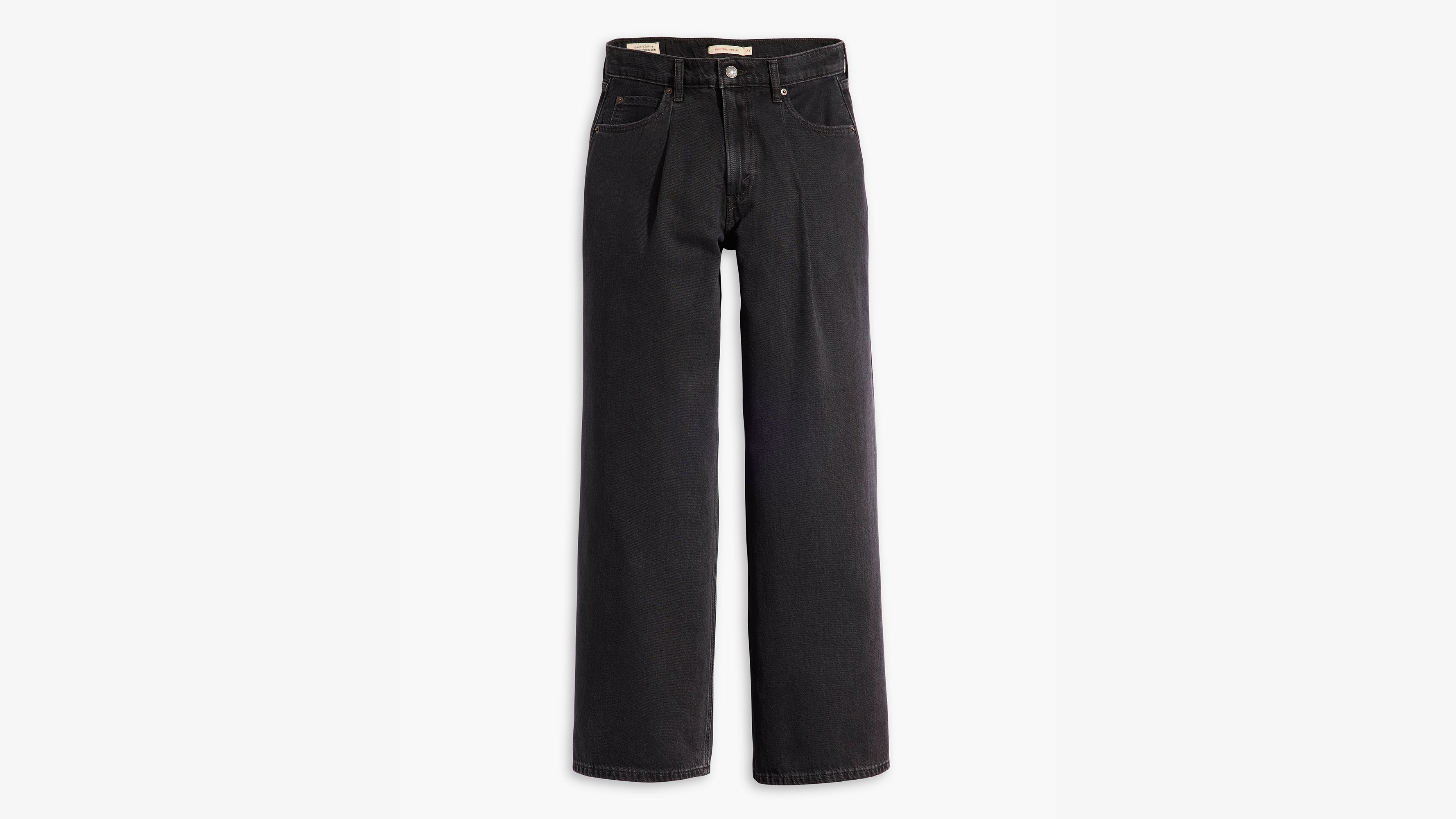 Baggy Dad Wide Leg Women's Jeans - Black | Levi's® US