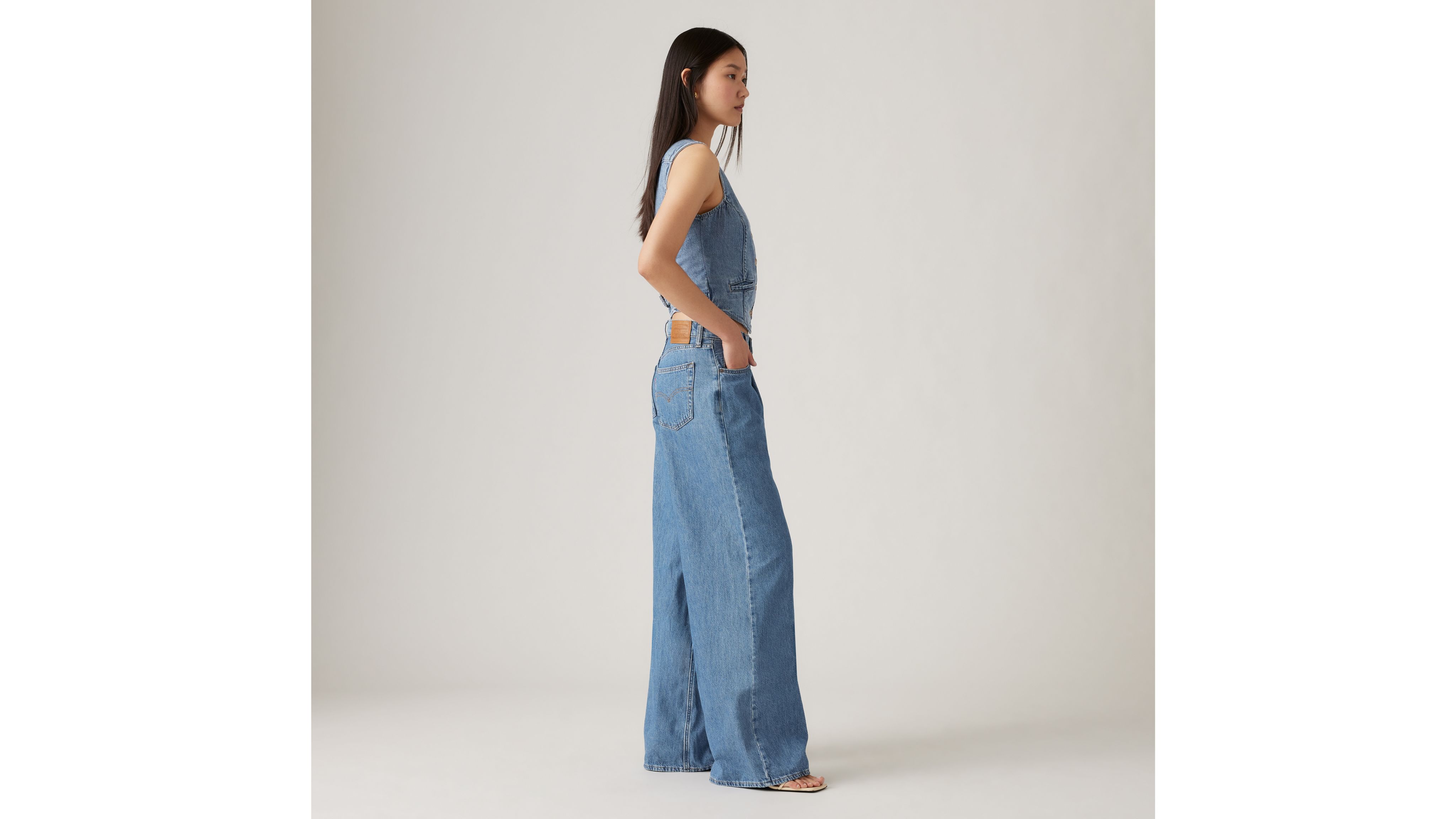 Baggy Dad Wide Leg Women's Jeans 4