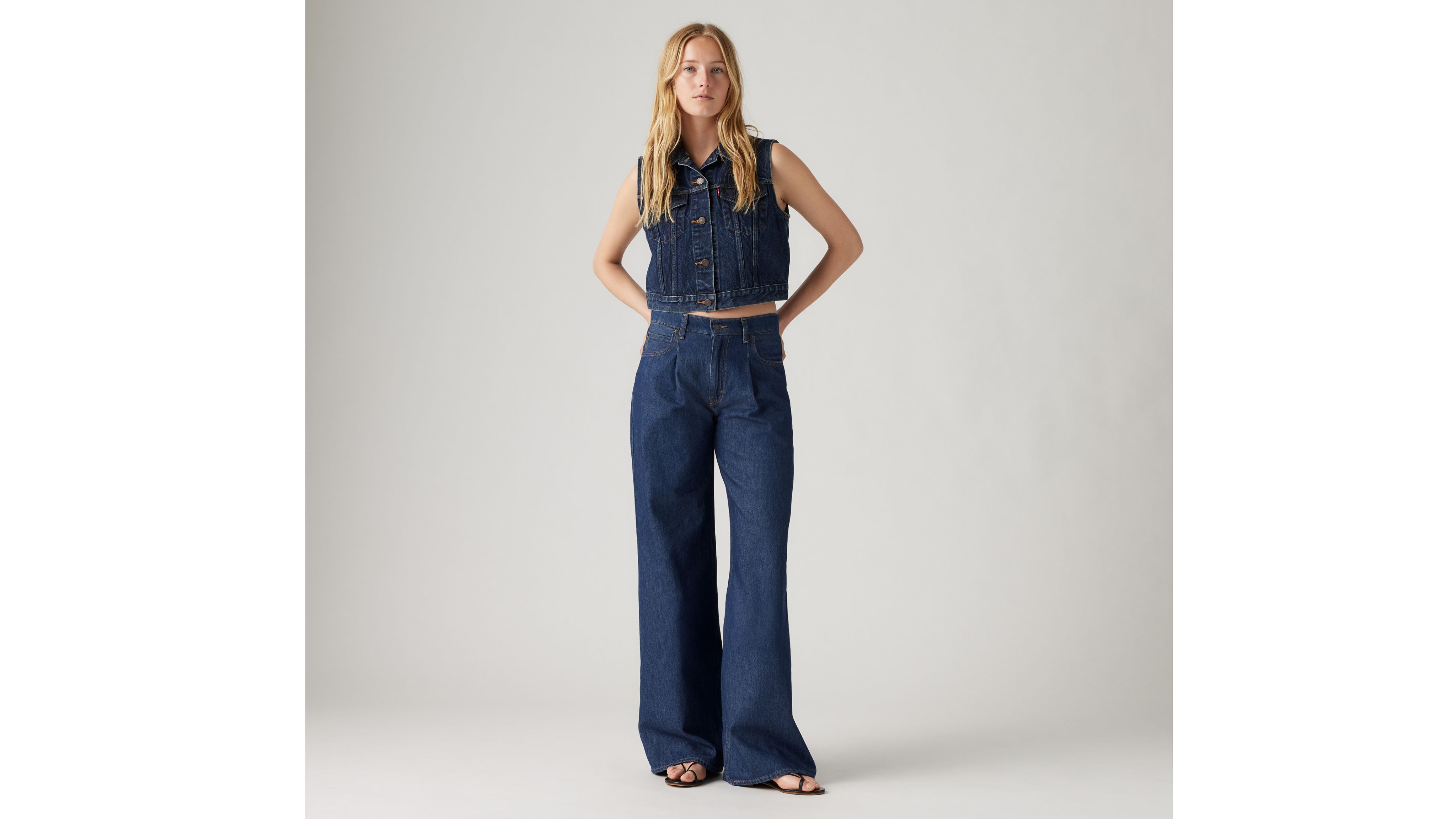 Baggy Dad Wide Leg Women's Jeans - Dark Wash | Levi's® US