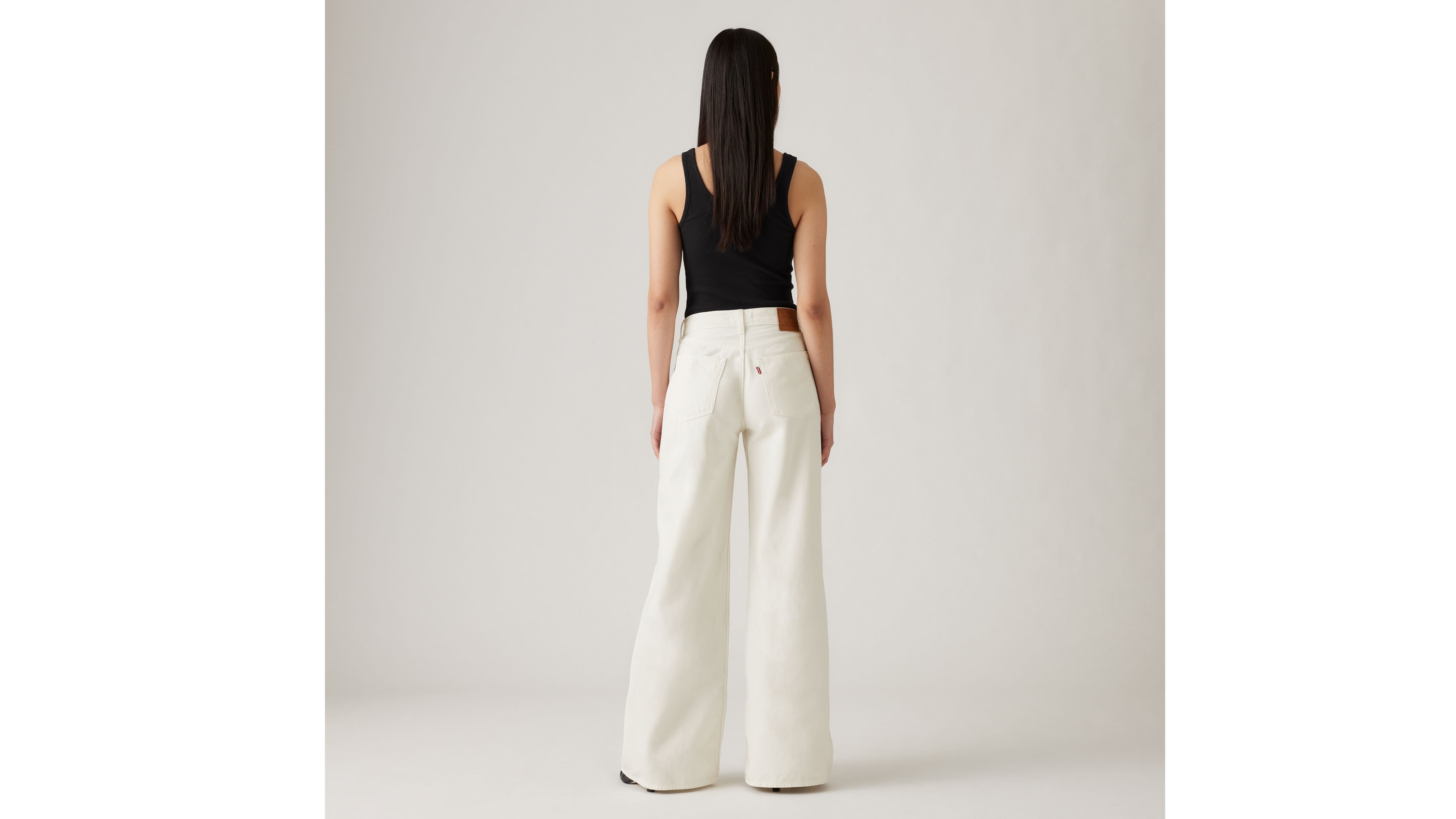 Baggy Dad Wide Leg Women's Jeans - White | Levi's® US