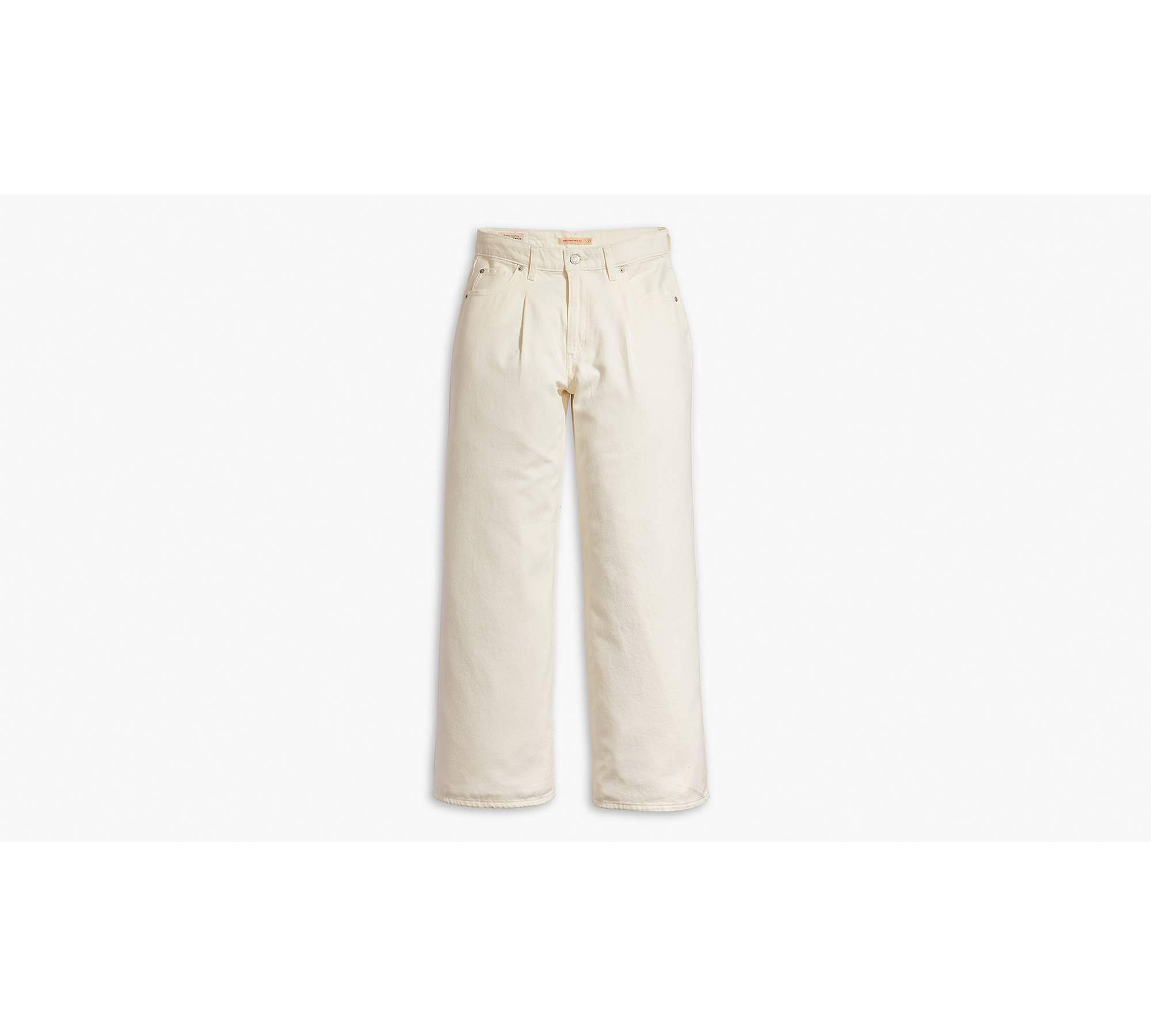 Baggy Dad Wide Leg Women's Jeans - White | Levi's® US