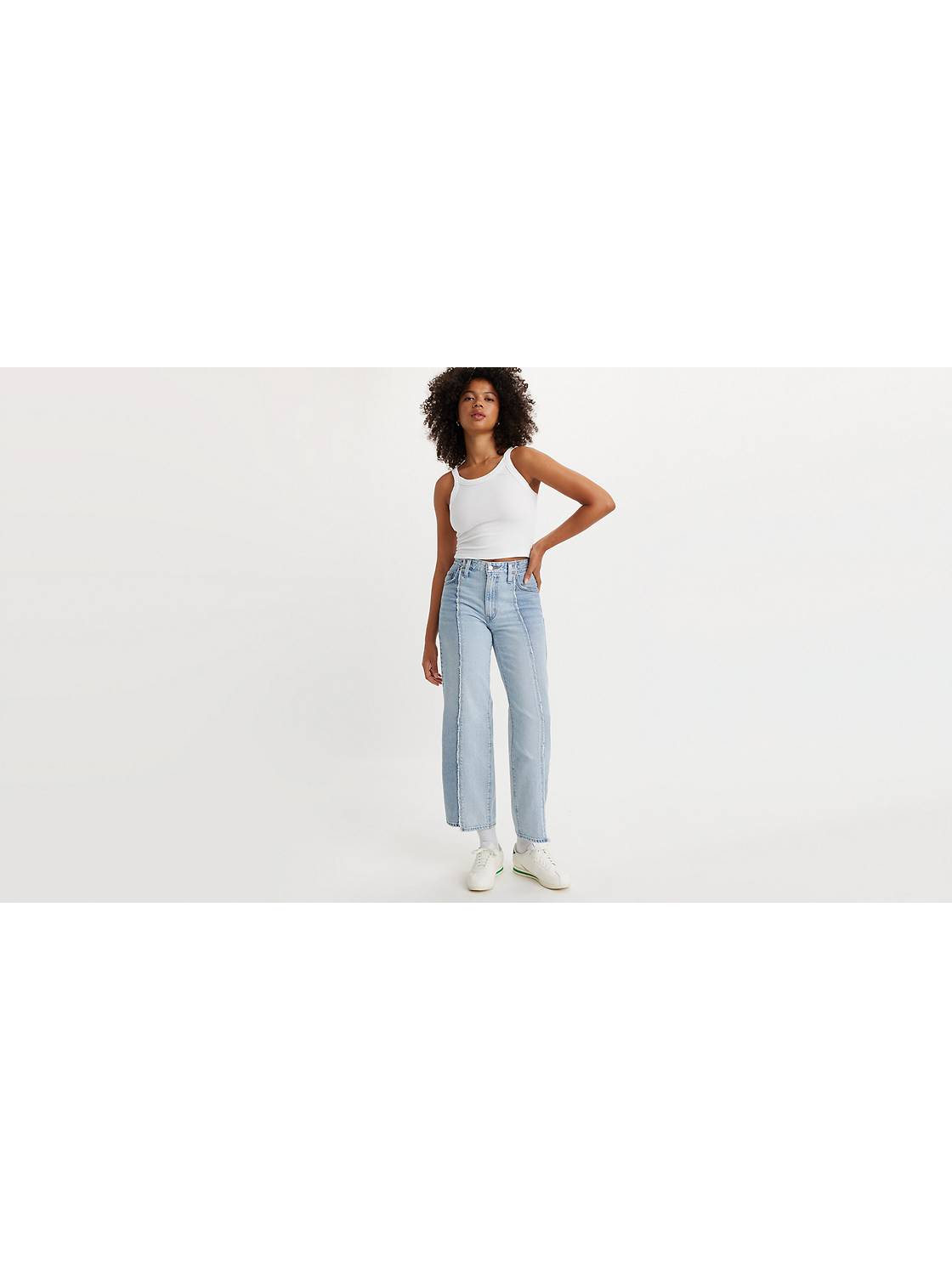 n/a Flare Jeans Women Sexy Ripped Wide Leg Jeans Denim Trousers Vintage  Bell Bottom Jeans High Waist Pants Lady (Color : Blue, Size : XXL Code) :  : Clothing, Shoes & Accessories