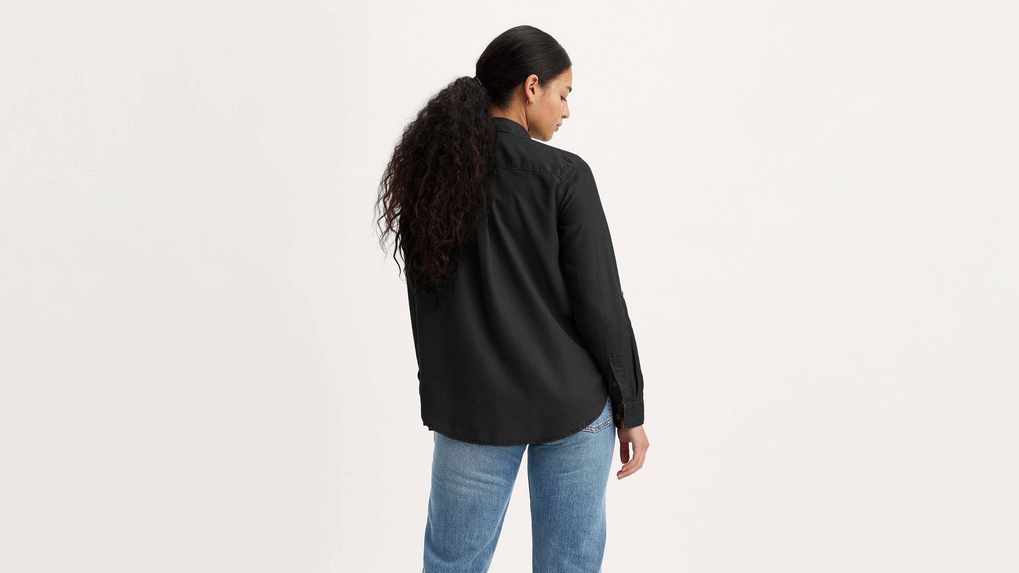 Levi's Doreen Utility Shirt In Caviar