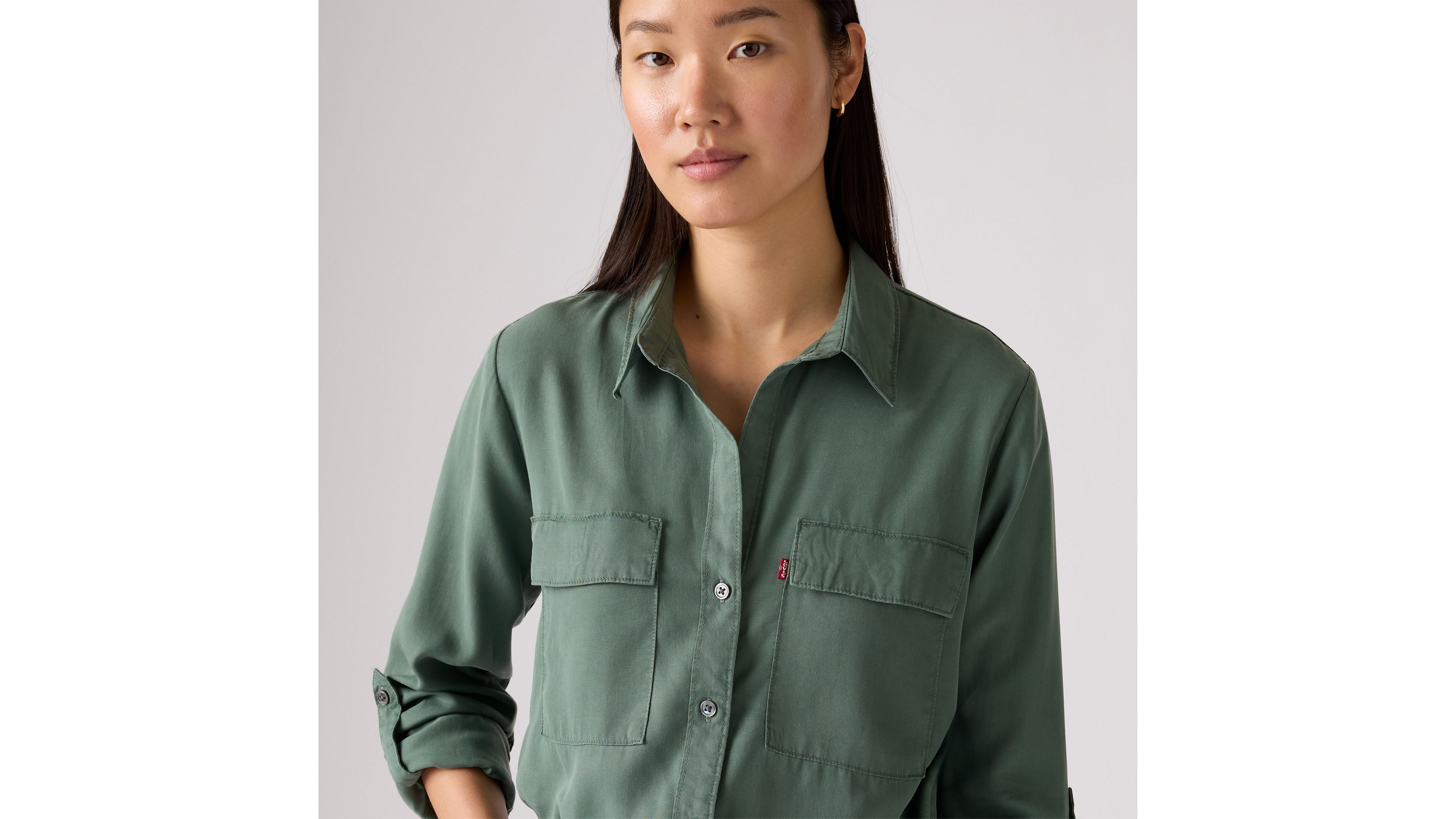 Doreen Utility Shirt - Green