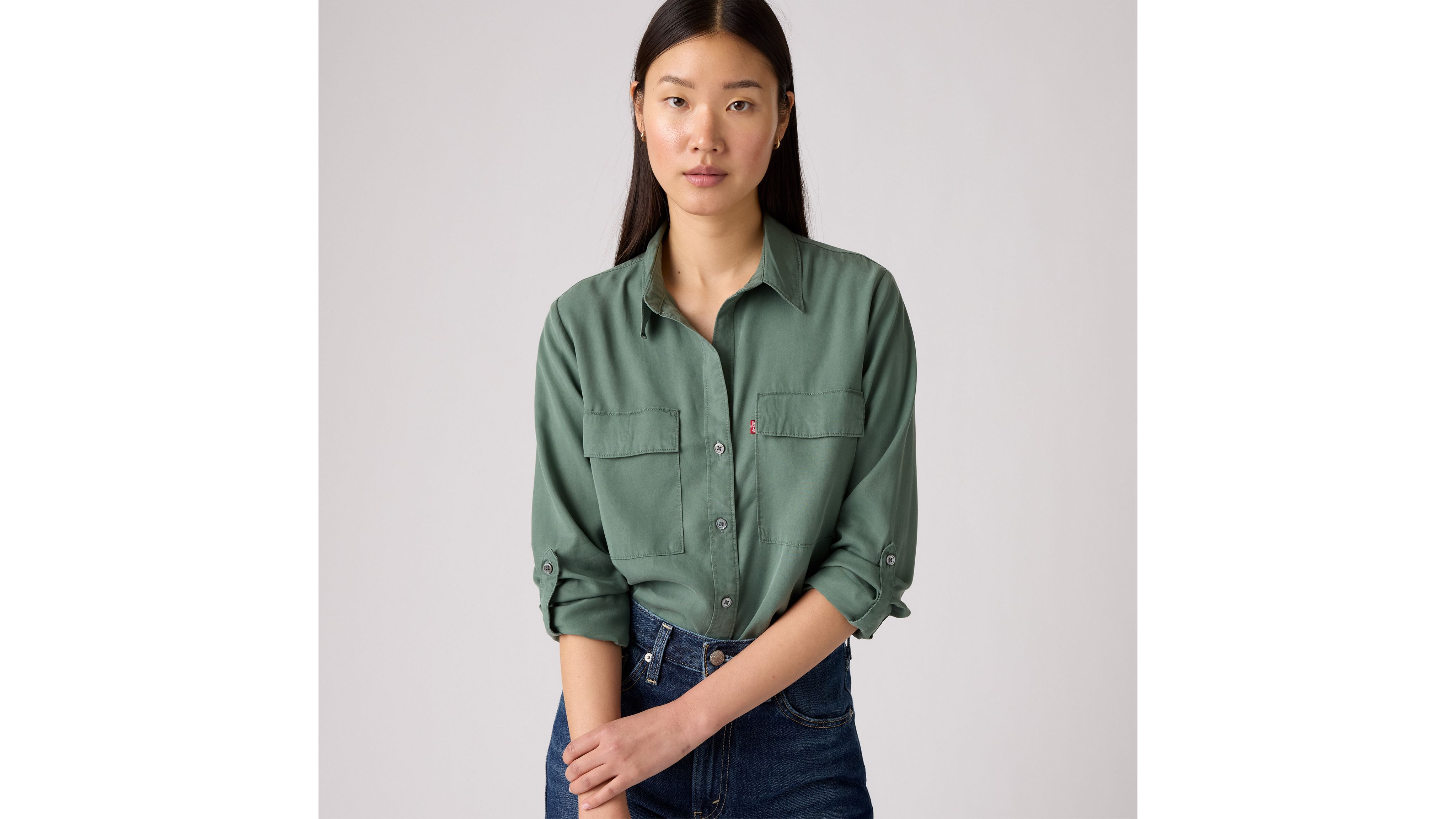 Doreen Utility Shirt Green Levi s CA