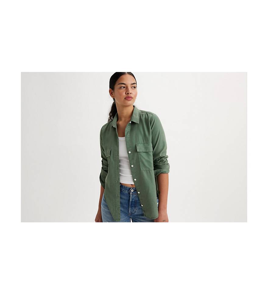 Doreen Utility Shirt - Green | Levi's® NL