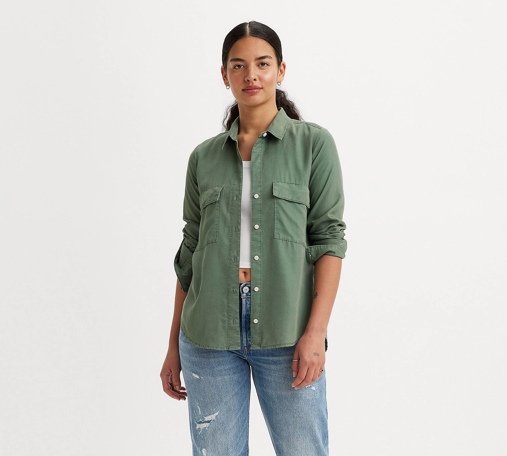 Doreen Utility Shirt - Green | Levi's® GB