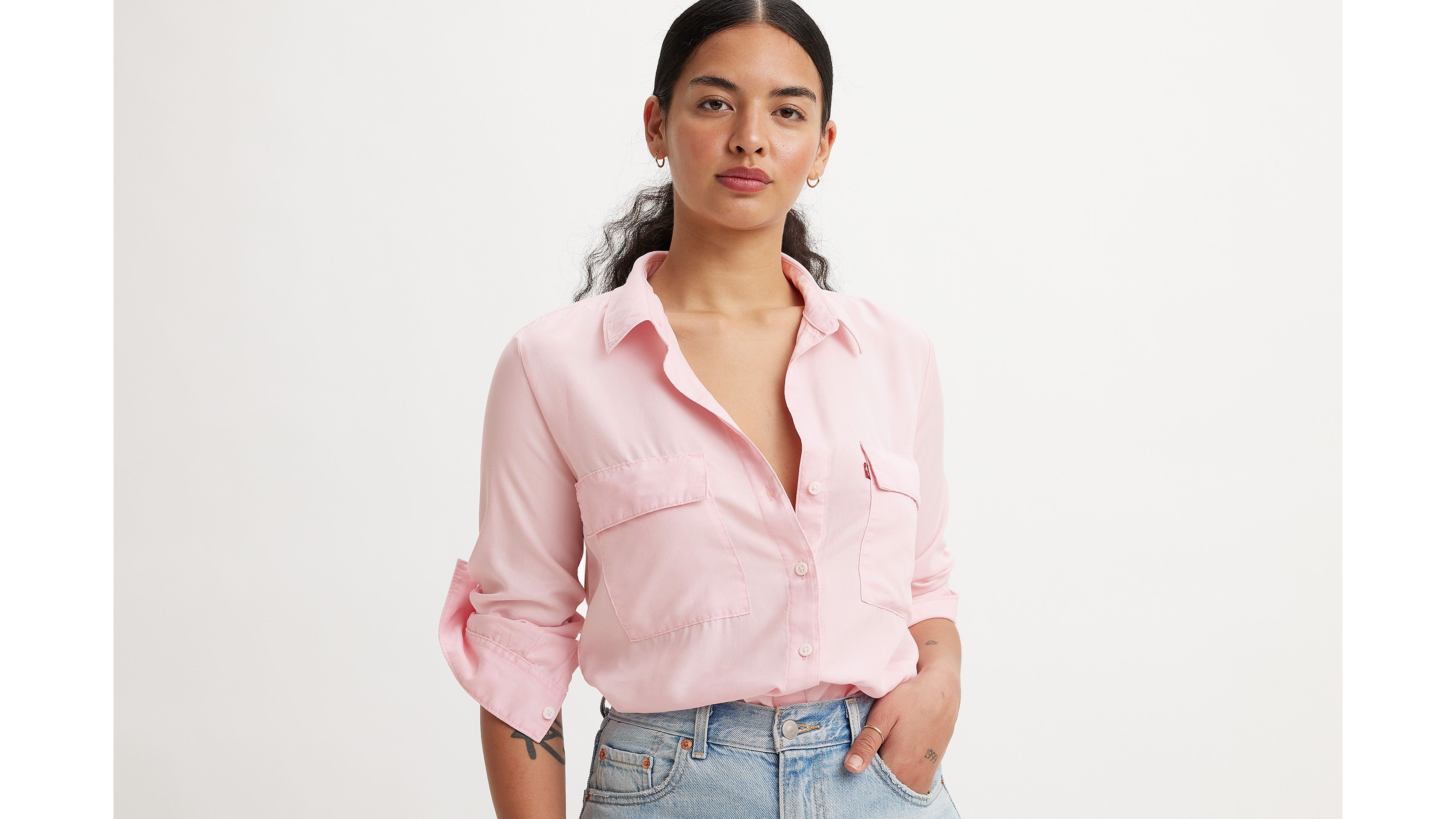 Doreen Utility Shirt - Pink | Levi's® US