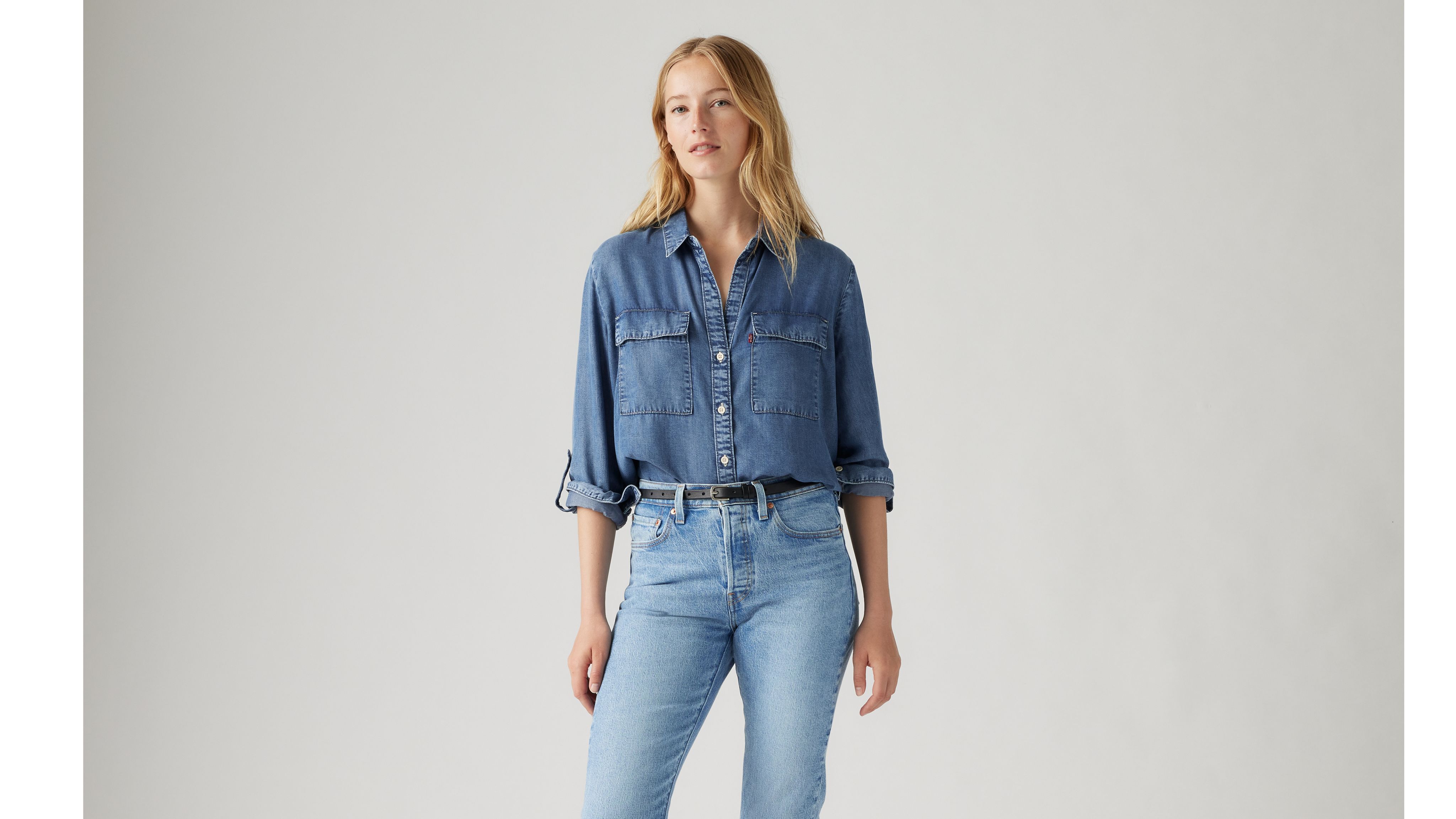 Levi's Doreen Utility Shirt In In Patches