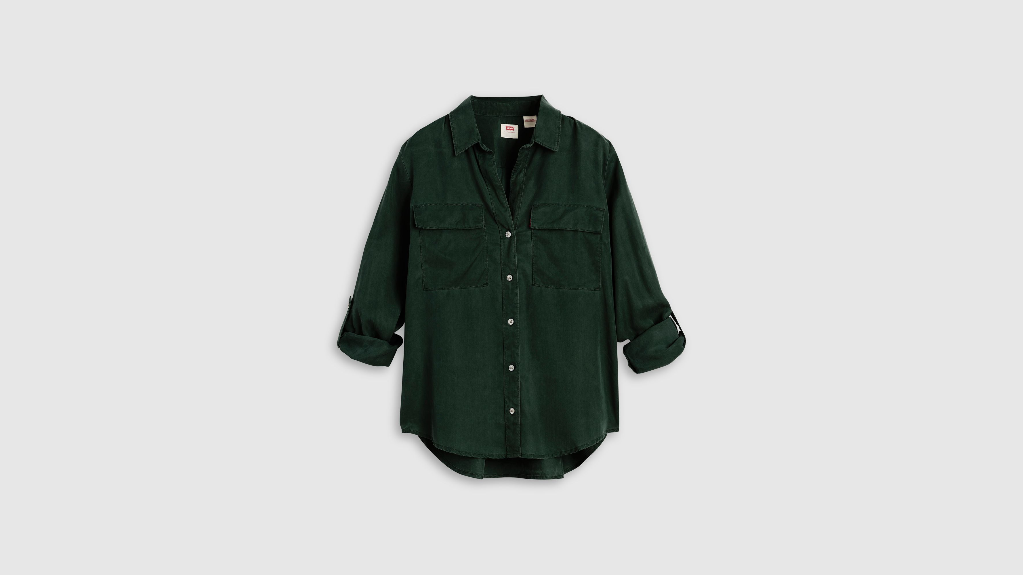Shop Levi's Doreen Utility Shirt In Black Sand