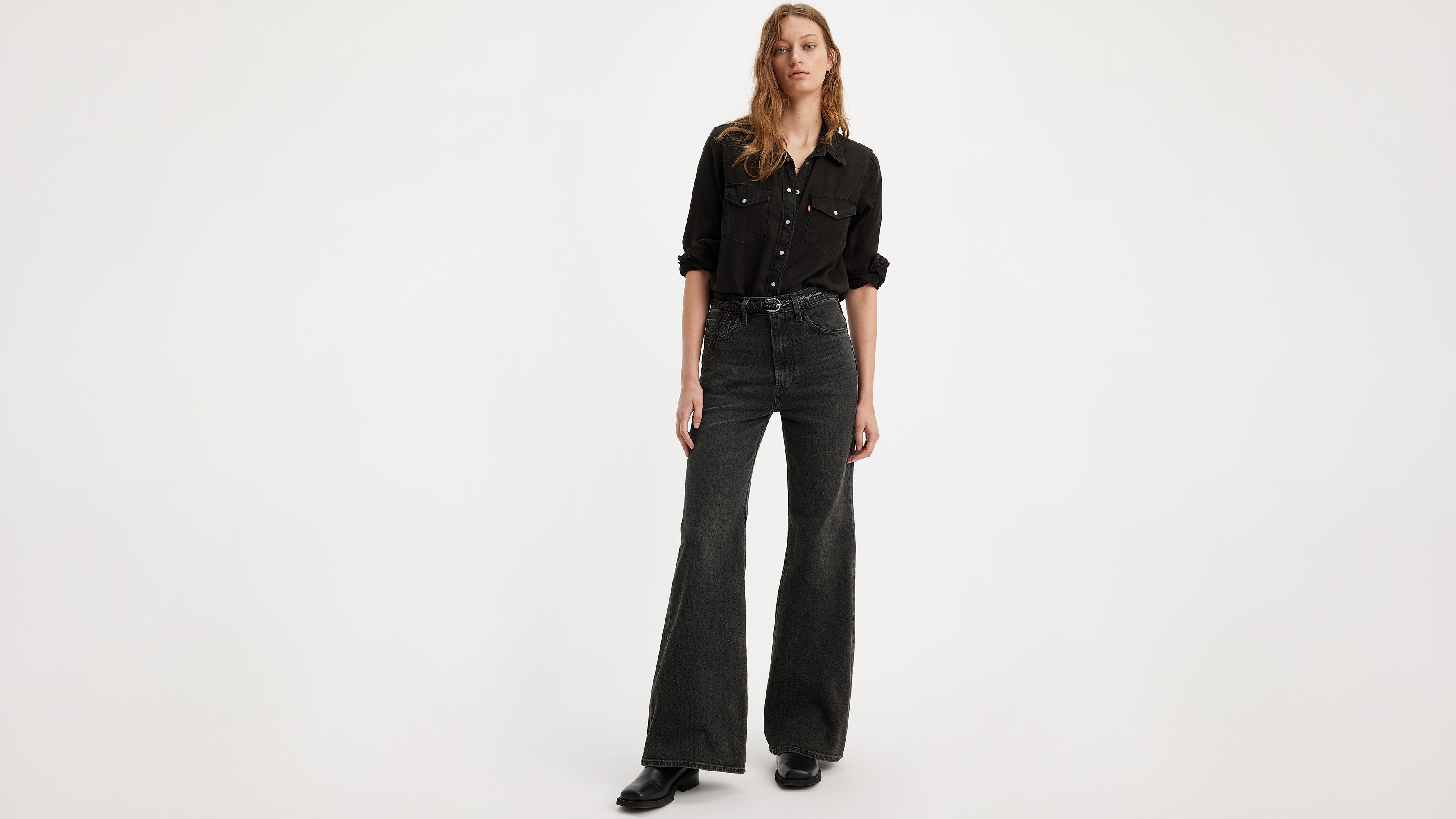 Ribcage Bell Women's Jeans - Black | Levi's® US