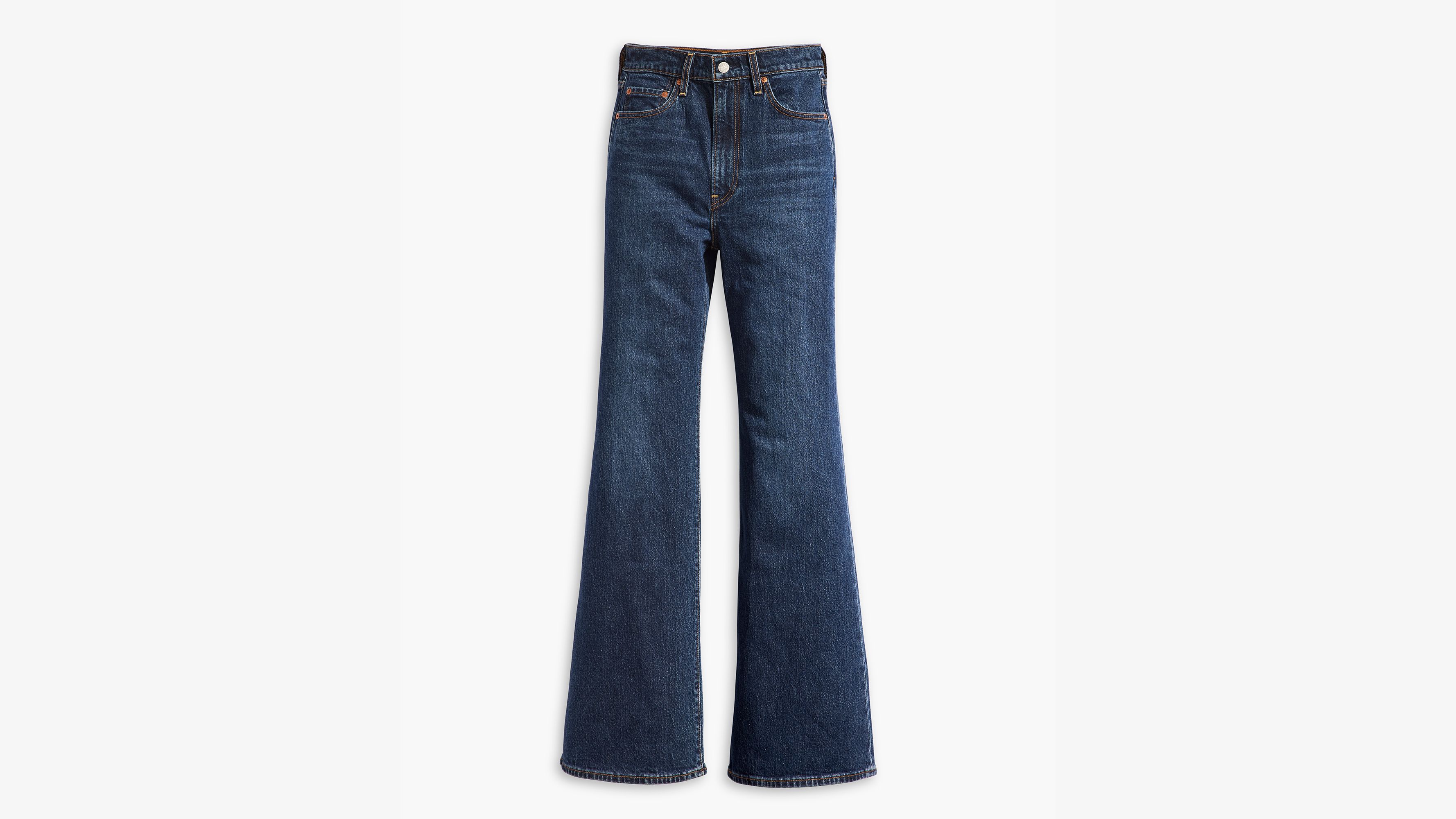 Ribcage Bell Jeans - Blue