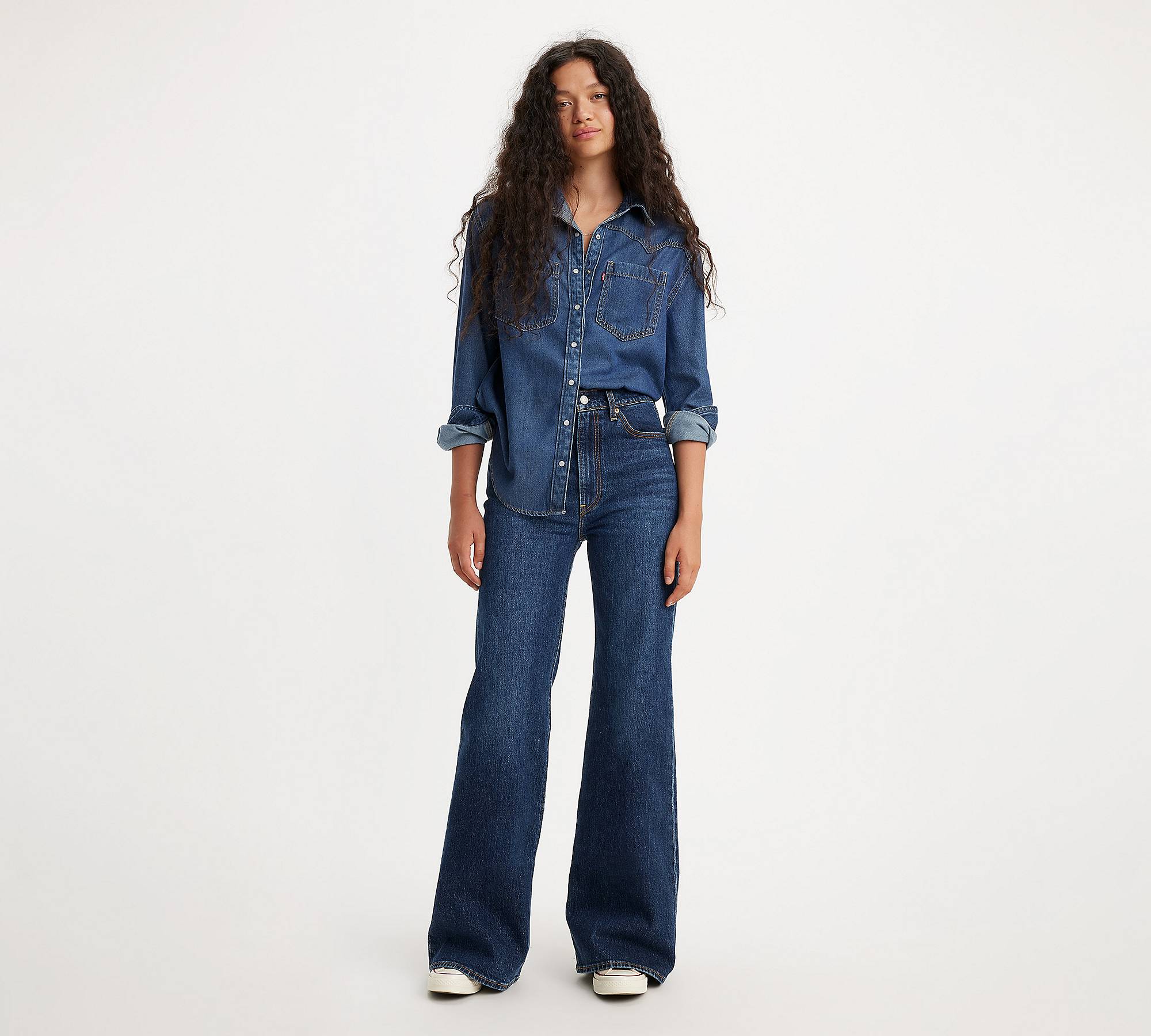 Ribcage Bell Jeans - Blue | Levi's® IT