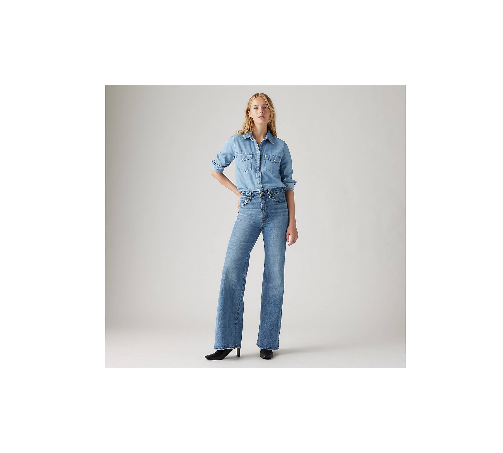 Levi's Flared & Bell-Bottom Pants for Women - Shop on FARFETCH