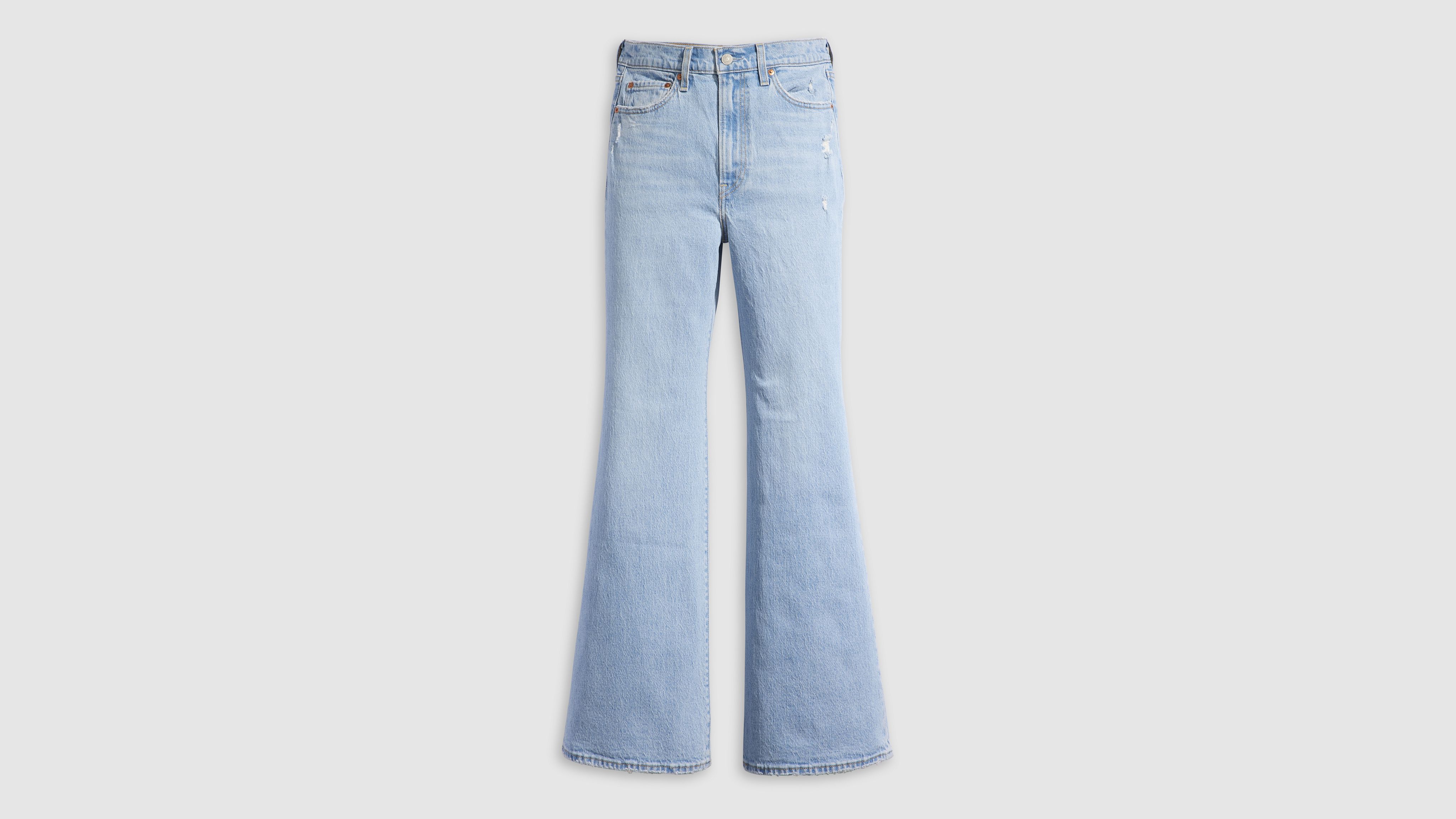 LEVI'S Ribcage Bell Womens Jeans - A New York Moment - VINTAGE MED