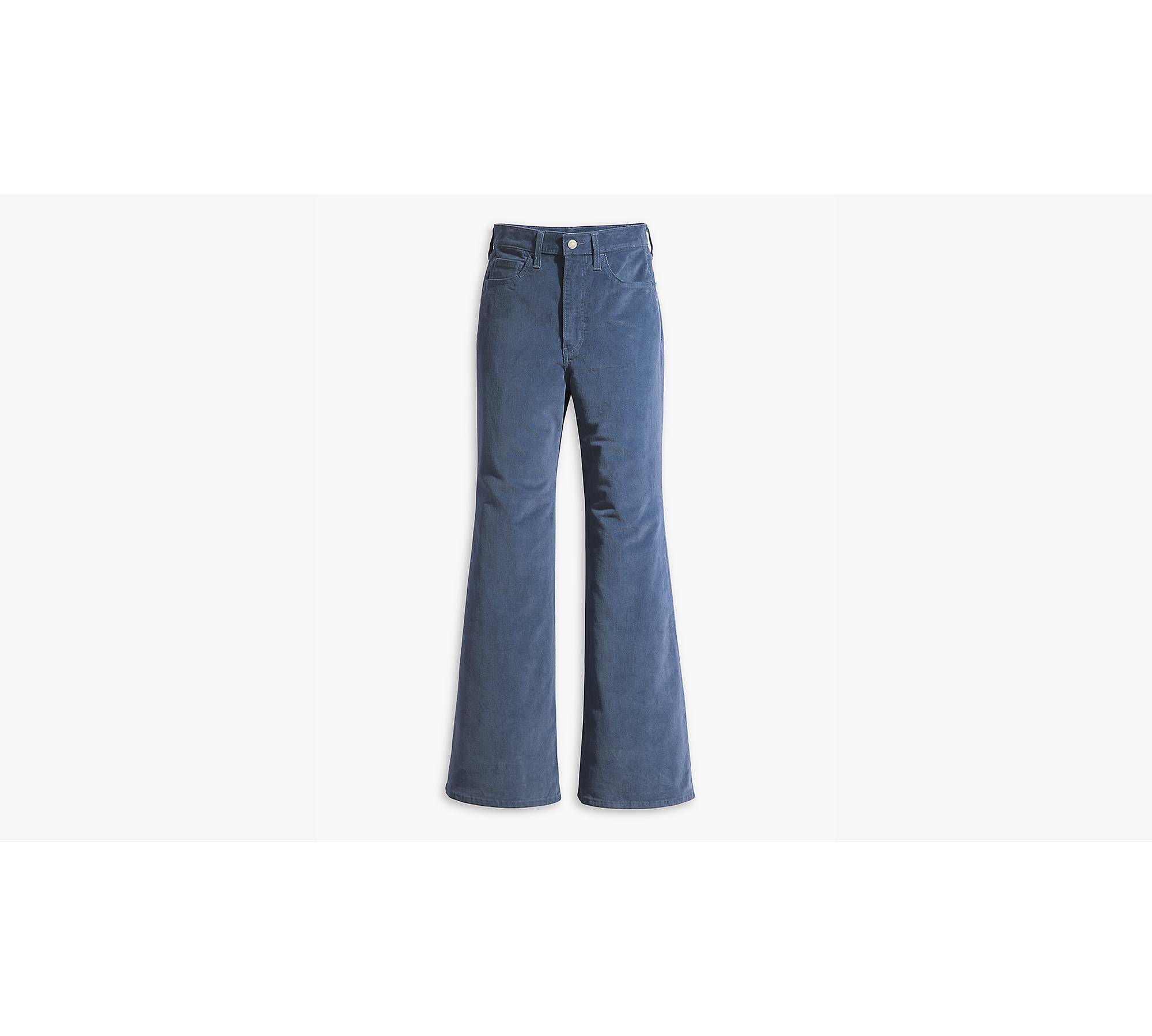 Ribcage Bell Corduroy Women's Pants - Blue | Levi's® US