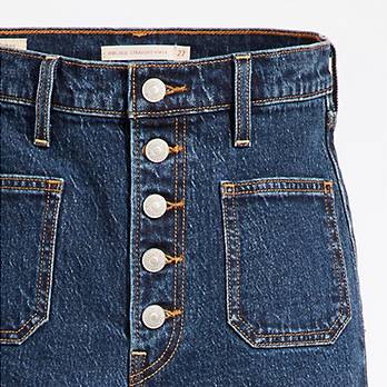 Jeans ribcage dritti con tasca applicata 7