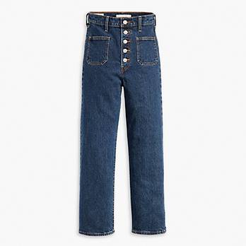 Jeans ribcage dritti con tasca applicata 6