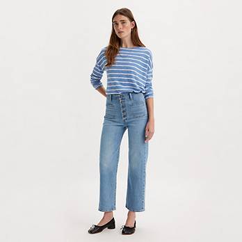 Ribcage Straight Patch Pocket Jeans 5