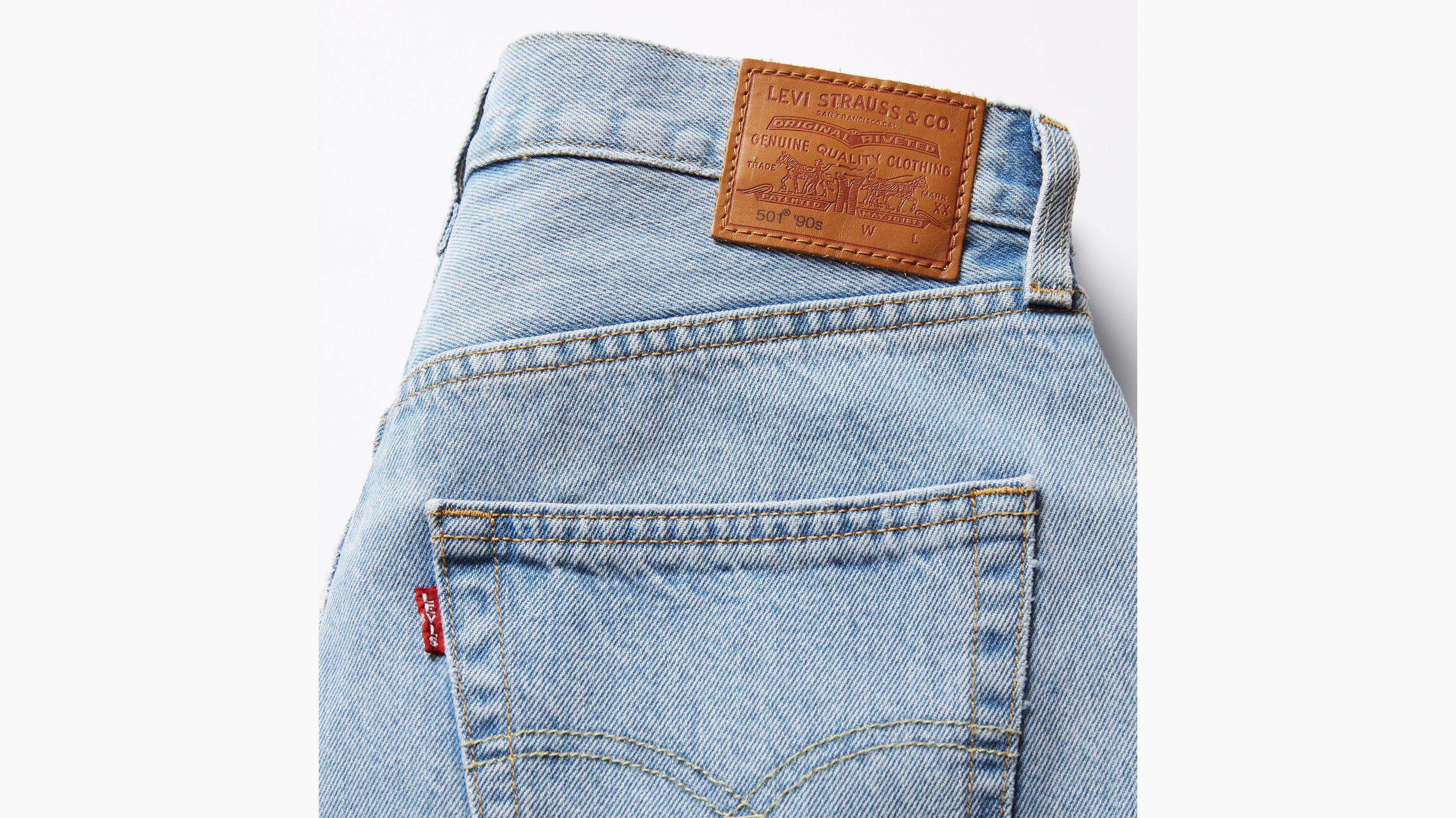 501® 90's Chaps Jeans - Blue | Levi's® XK