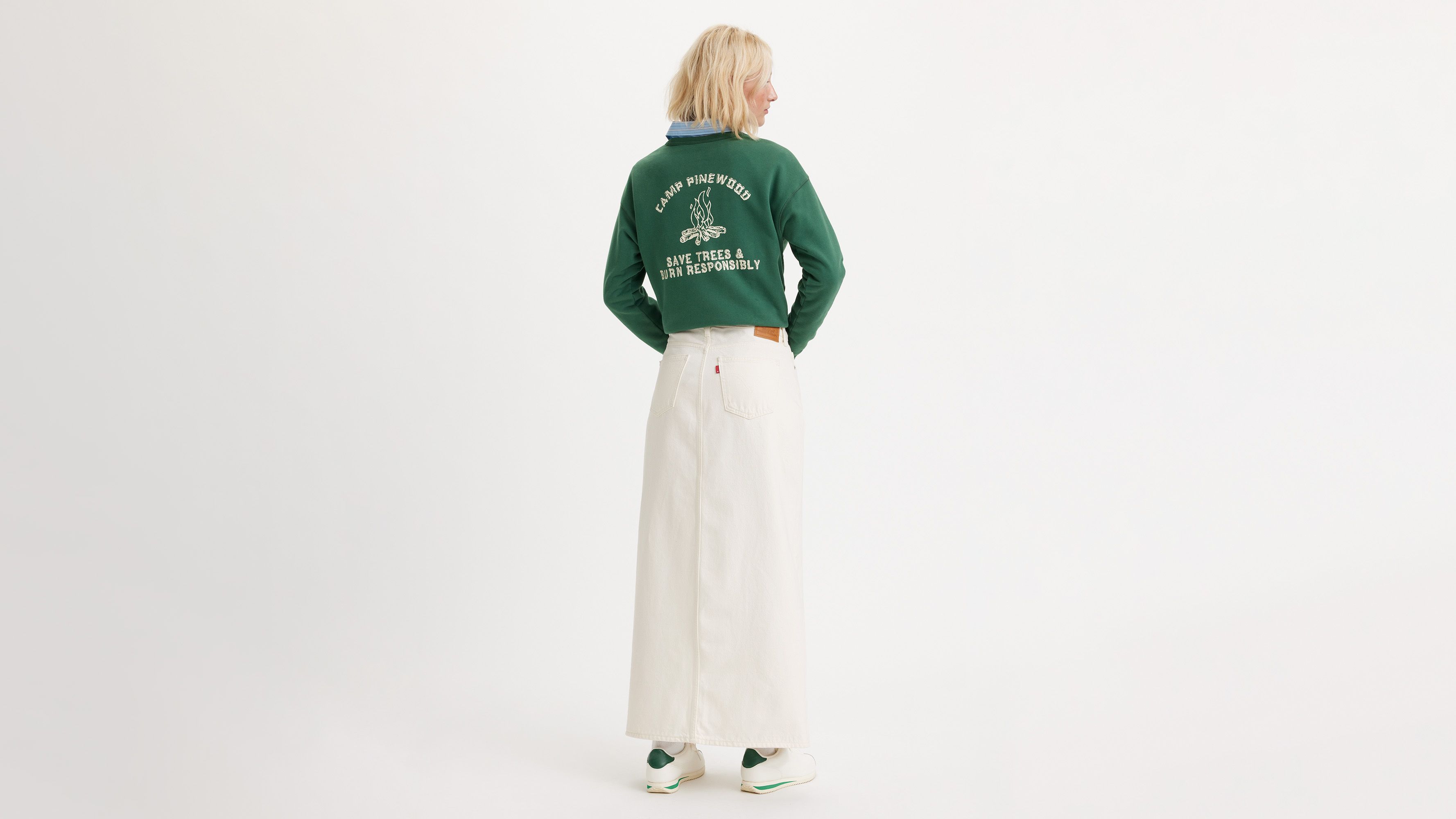 LEVI'S ANKLE COLUMN SKIRT 