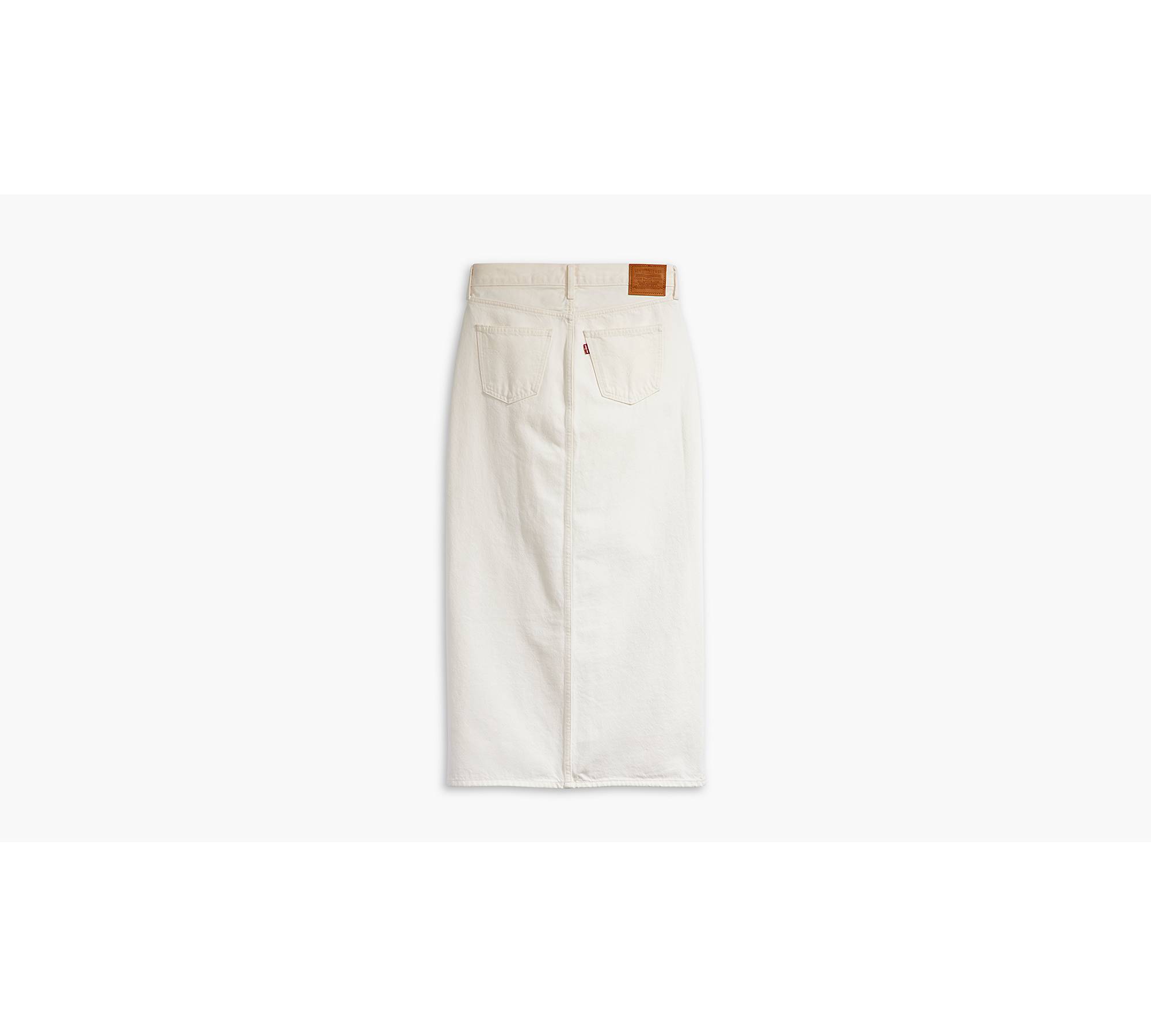 Ankle Column Skirt - White | Levi's® XK