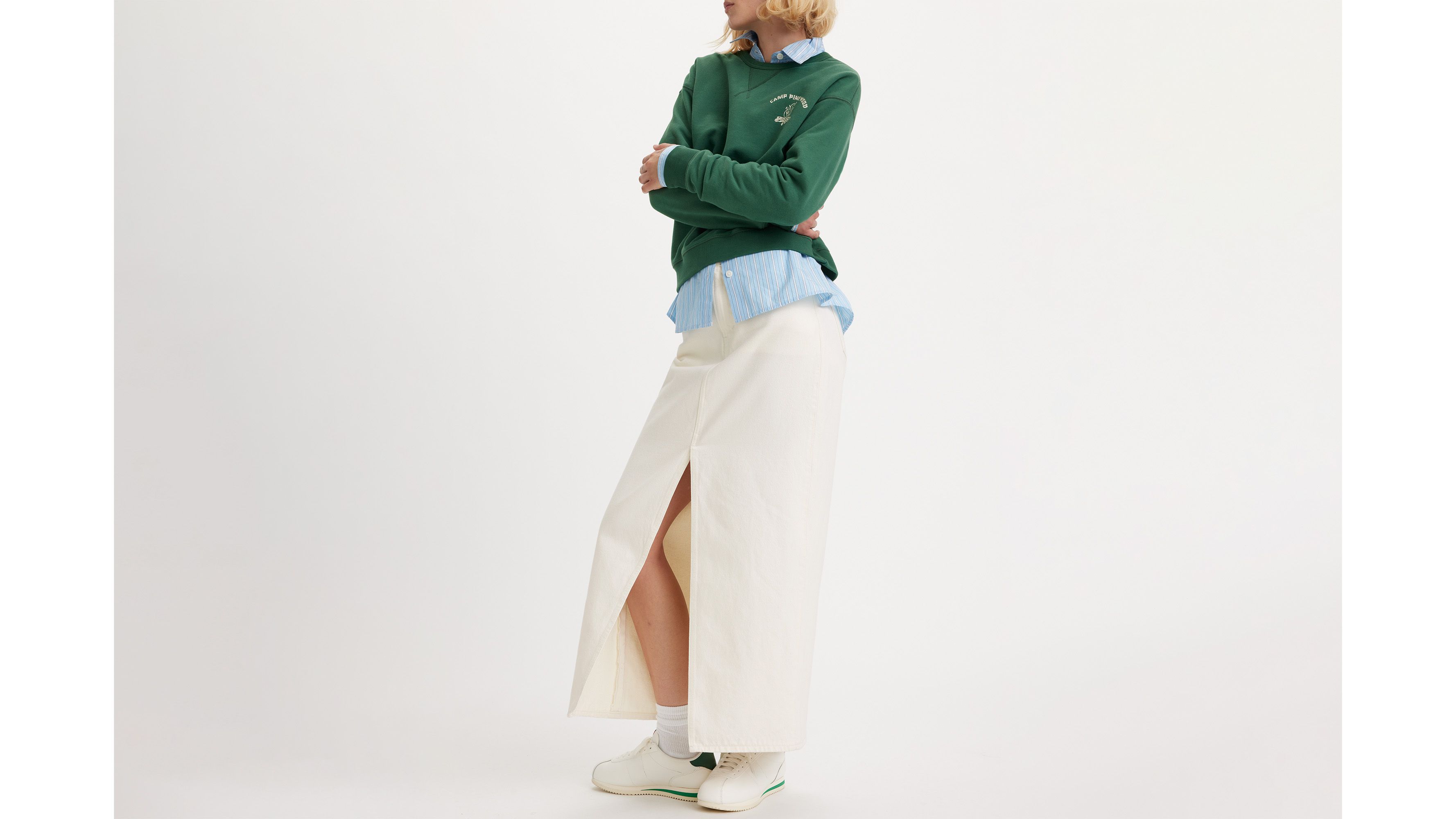 LEVI'S ANKLE COLUMN SKIRT 