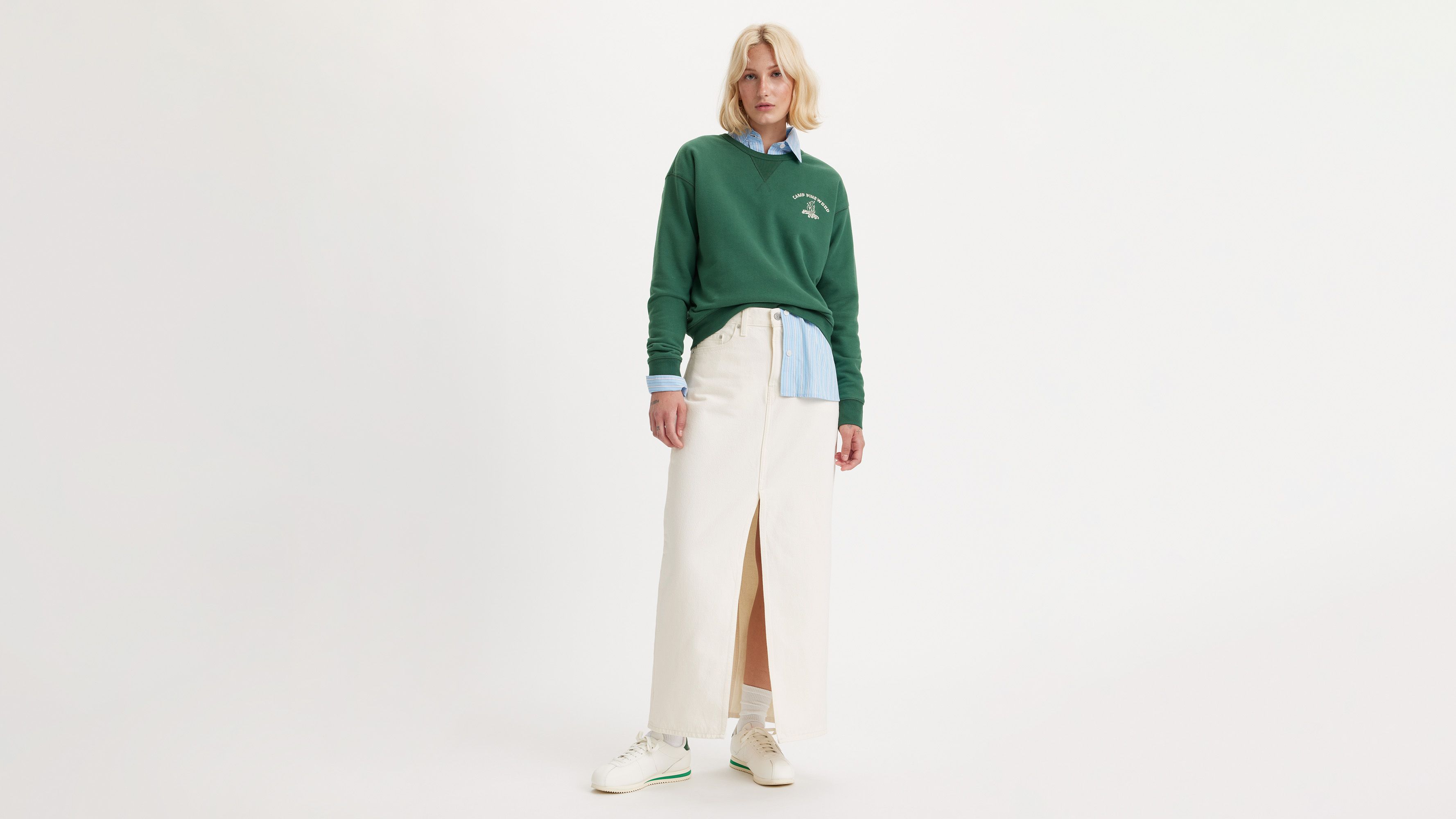 LEVI'S ANKLE COLUMN SKIRT 
