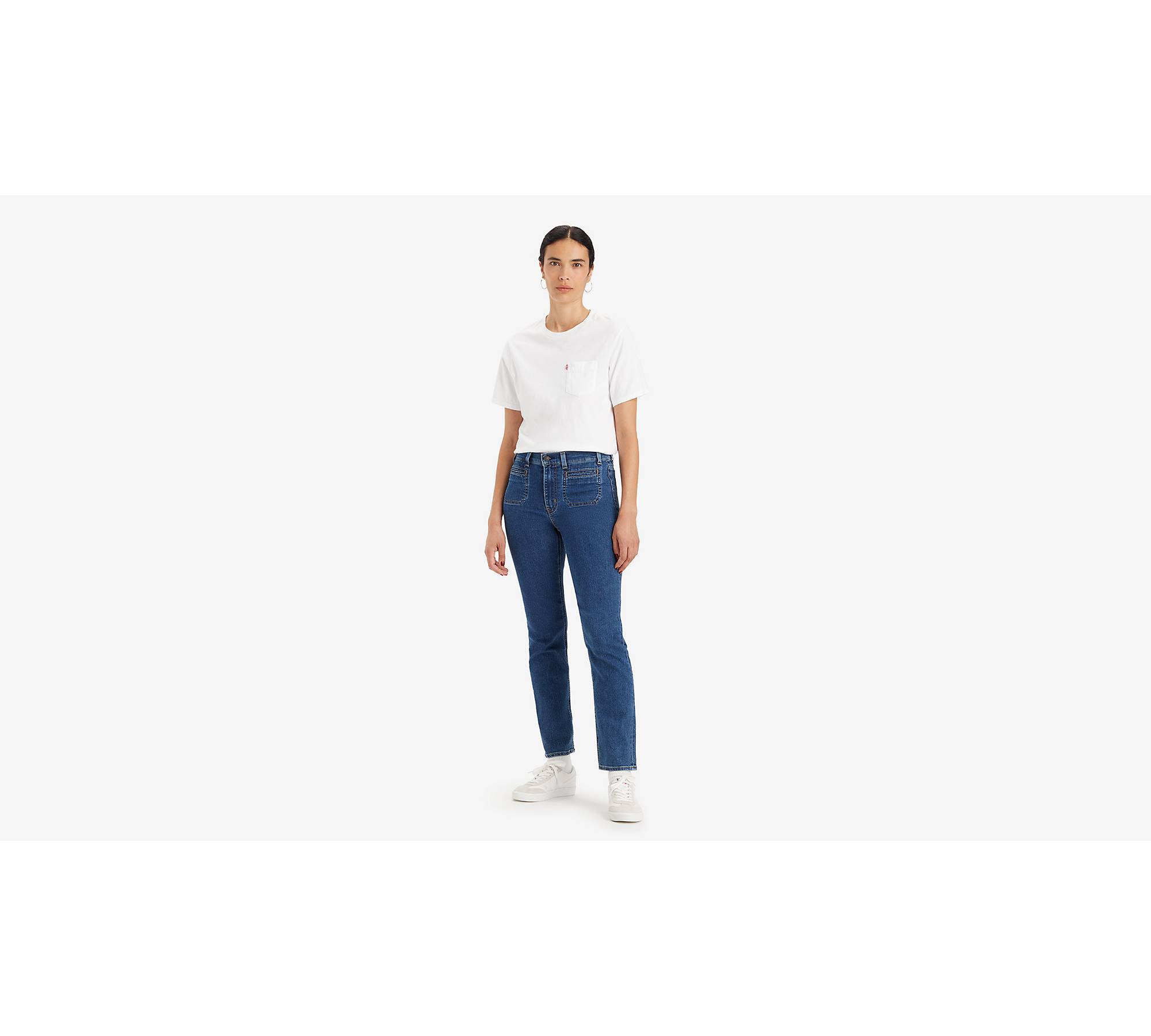 724™ High Rise Tailored-jeans 1