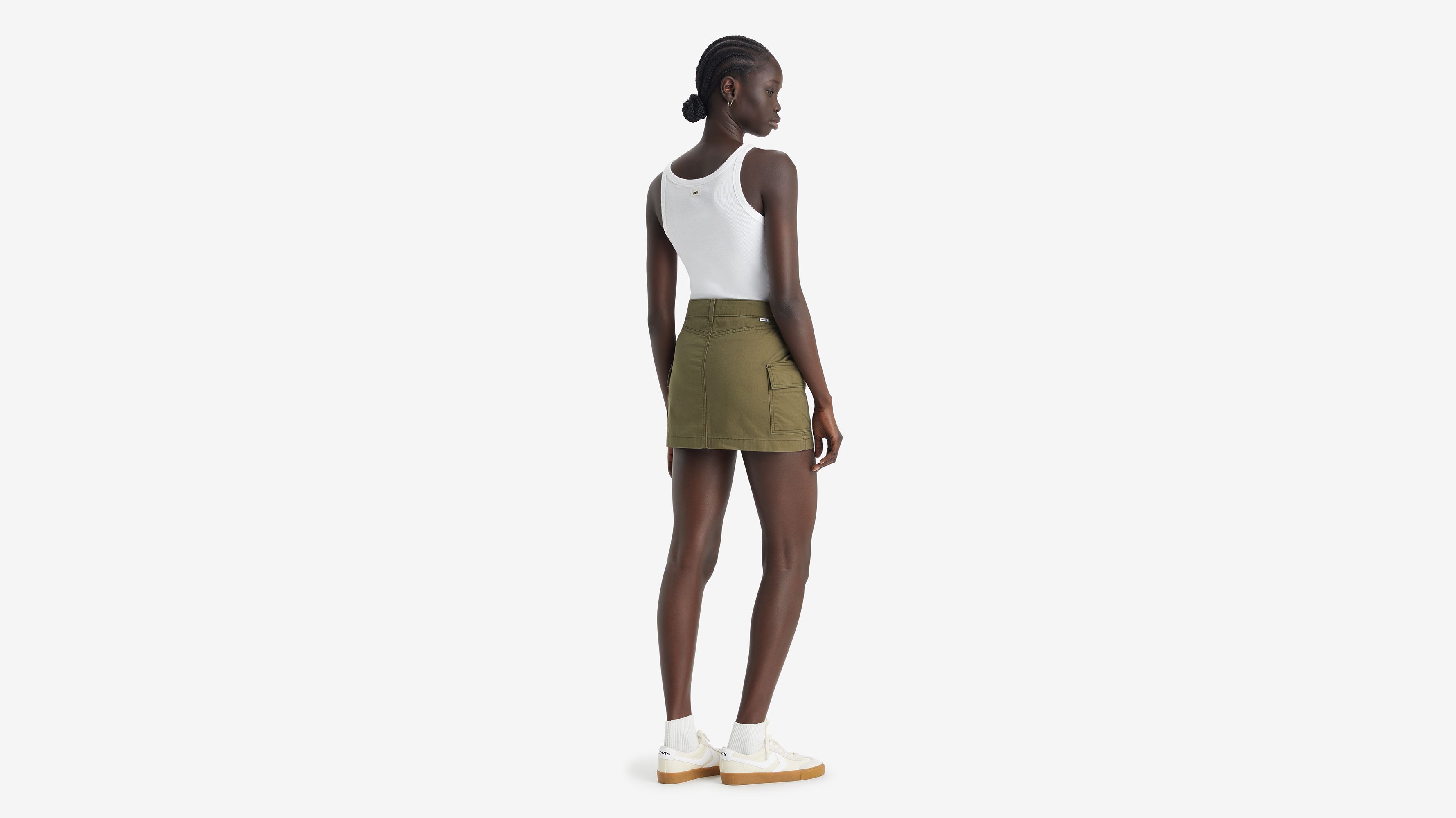 94 Cargo Twill Mini Skirt - Green | Levi's® US