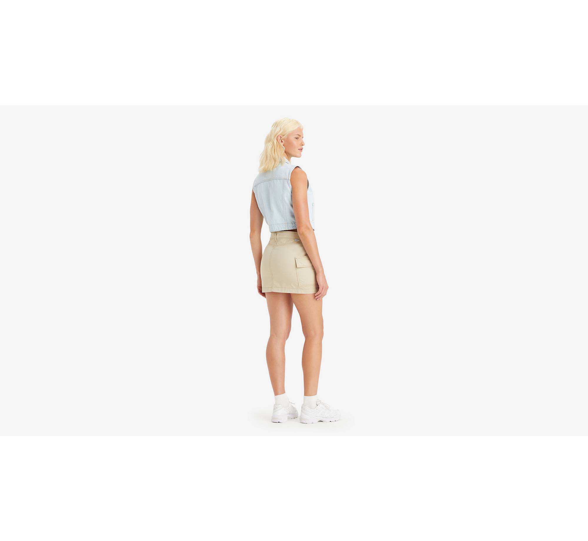 94 Cargo Mini Skirt - Beige | Levi's® XK
