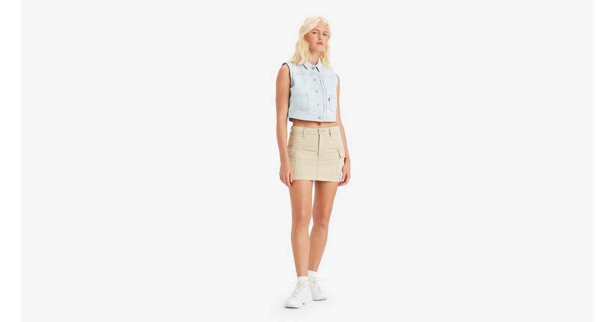 94 Cargo Twill Mini Skirt - Tan | Levi's® US