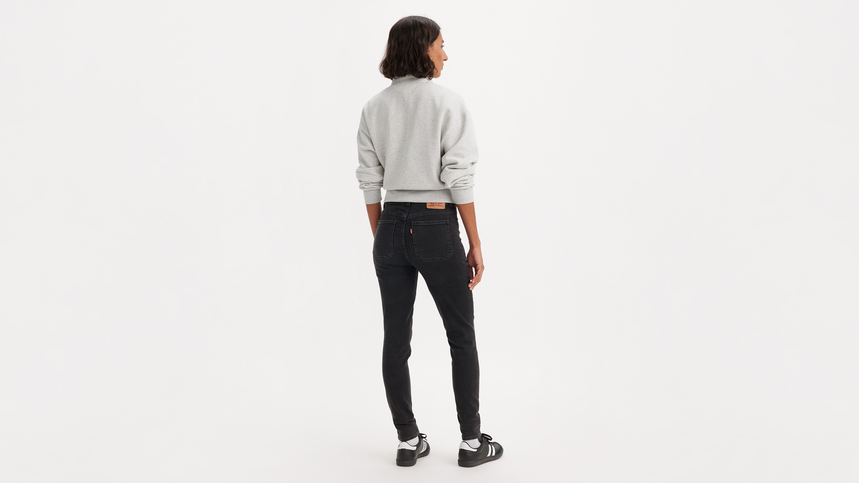 721 High Rise Skinny Utility Women's Jeans - Black | Levi's® US