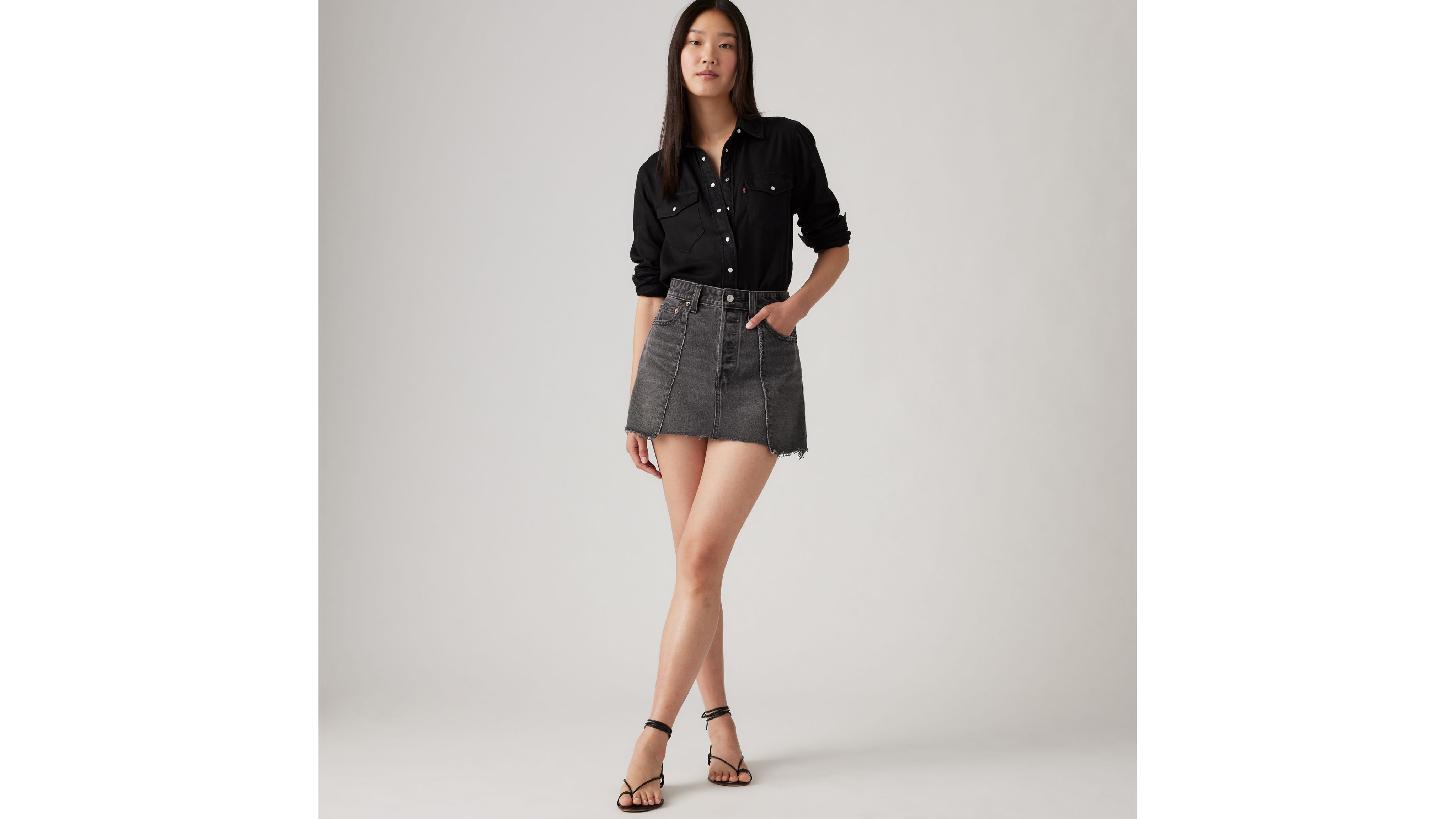 Recrafted Icon Skirt - Black | Levi's® CA