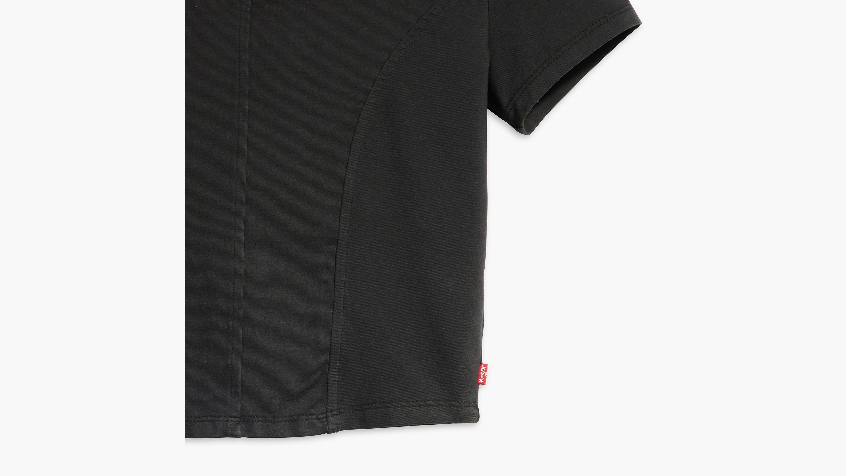 Levi's Mars Corset T-shirt In Caviar