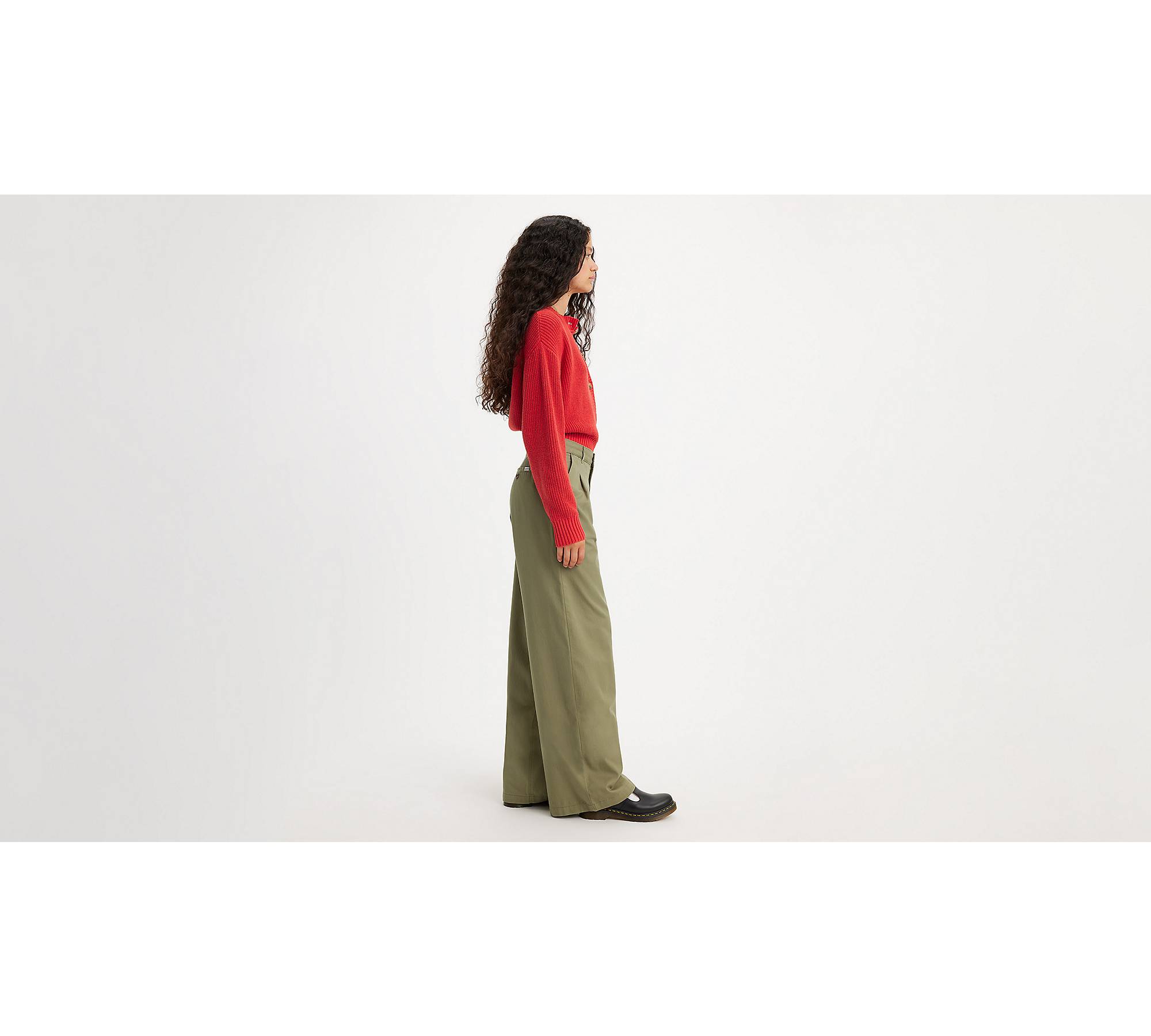 PLEATED WIDE PANTS