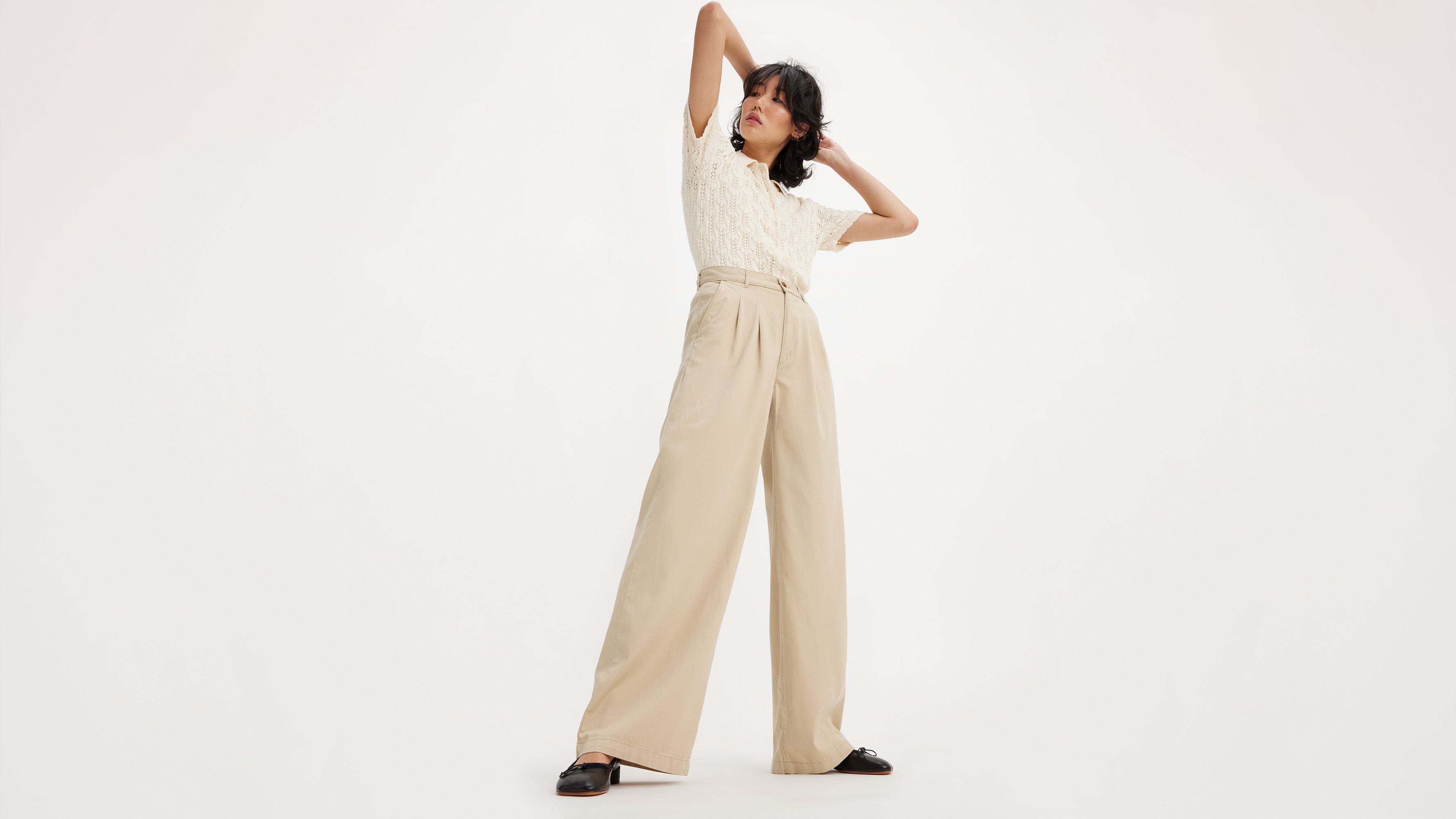 ＨBEAUTY&YOUTH WORSTED 2PLEATS WIDE PANTS HBEAUTY&YOUTH WORSTED 2PLEATS WIDE PANTS
