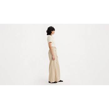 Pleated Wide Leg Trousers 4