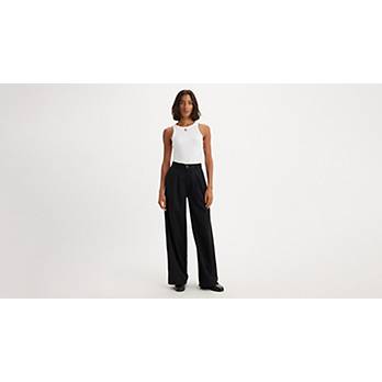 Pleated Wide Leg Trousers 5