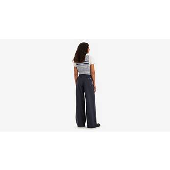 Pleated Wide Leg Trousers 3