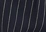 Lois Stripe - Blauw - Geplooide broek met wijde pijpen