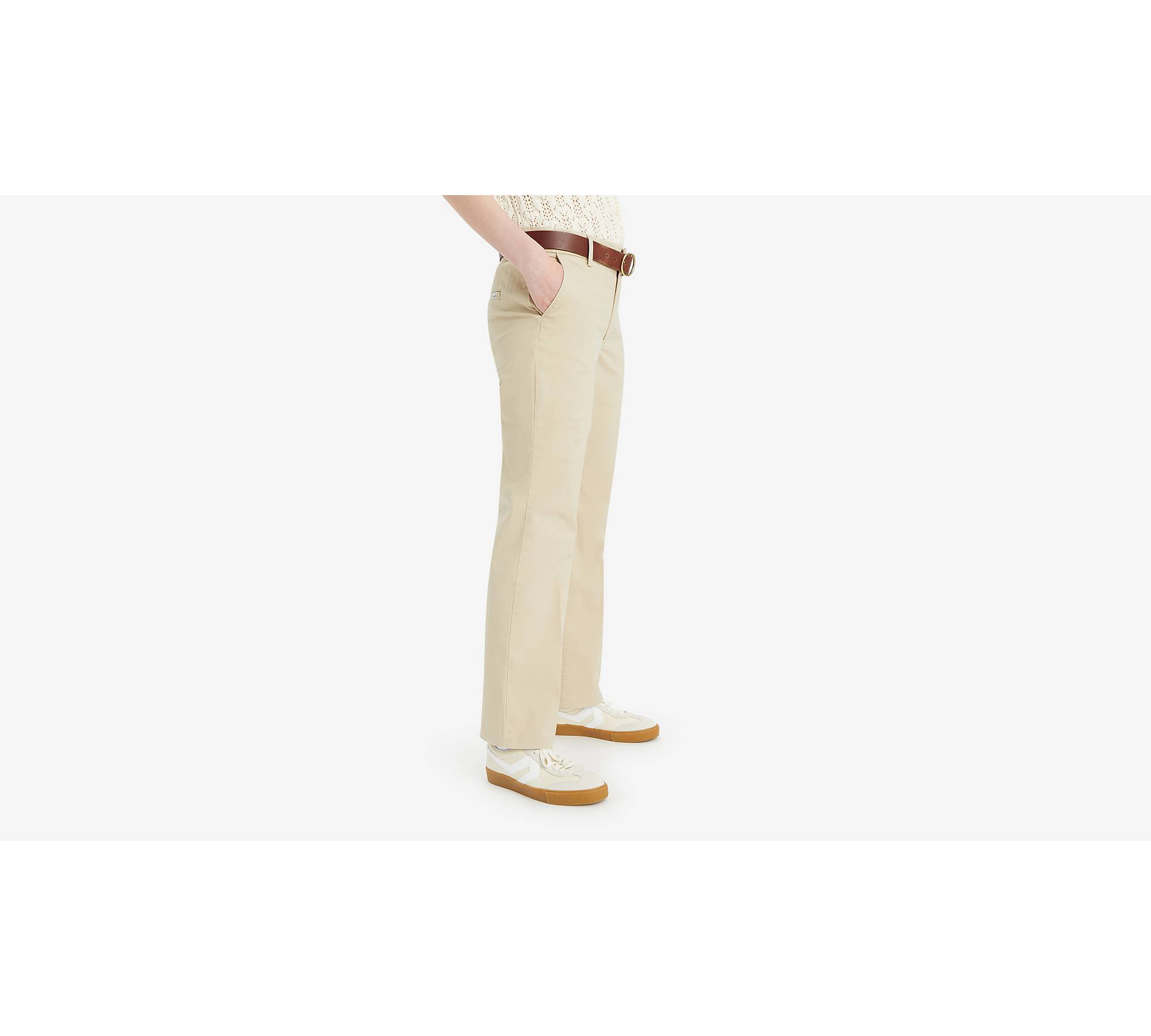 Buy FITWINGS Women's Wide Leg Pants I Cotton Boot cut Trousers I