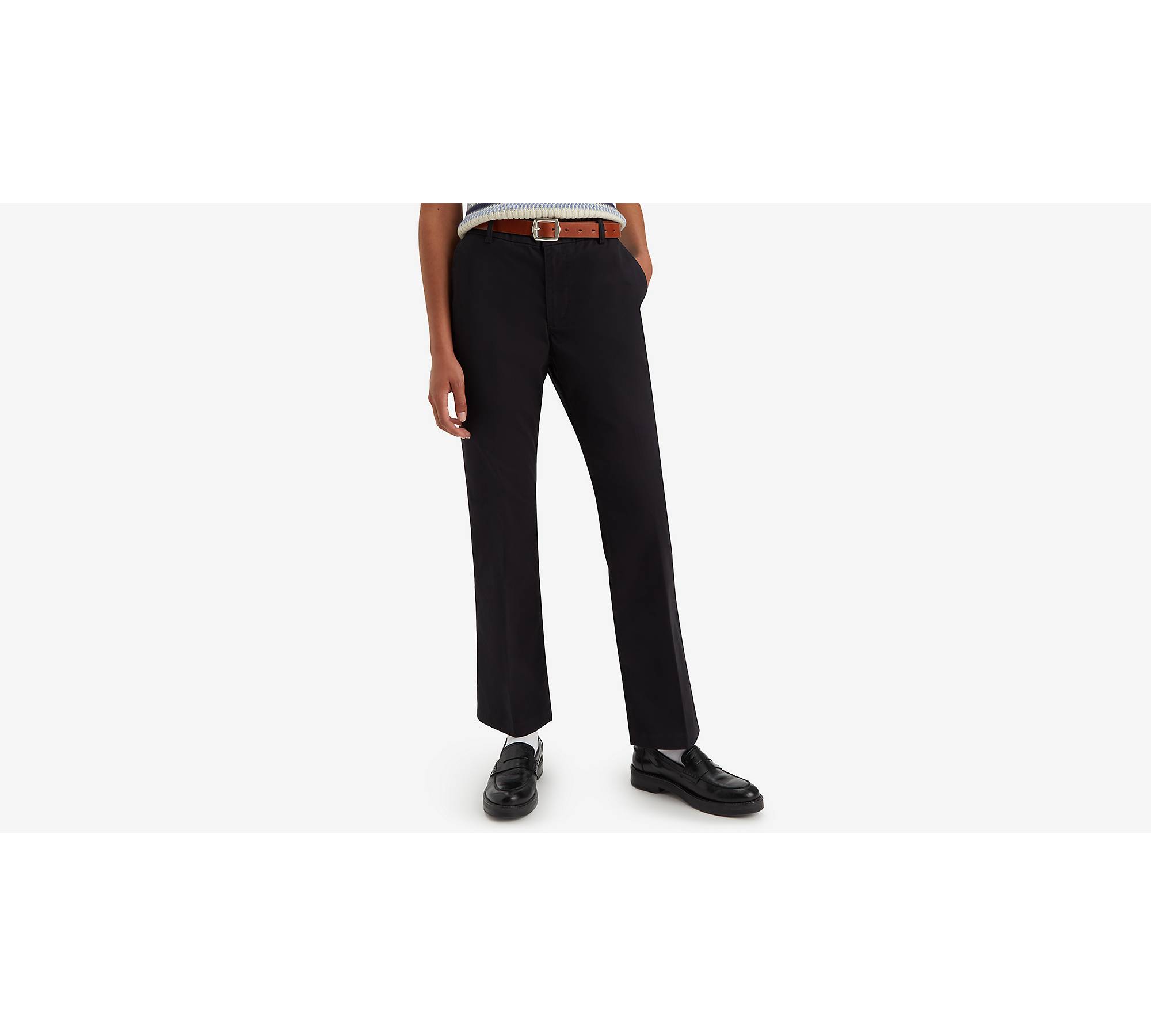 Middy Bootcut Women's Trouser Pants - Black | Levi's® US