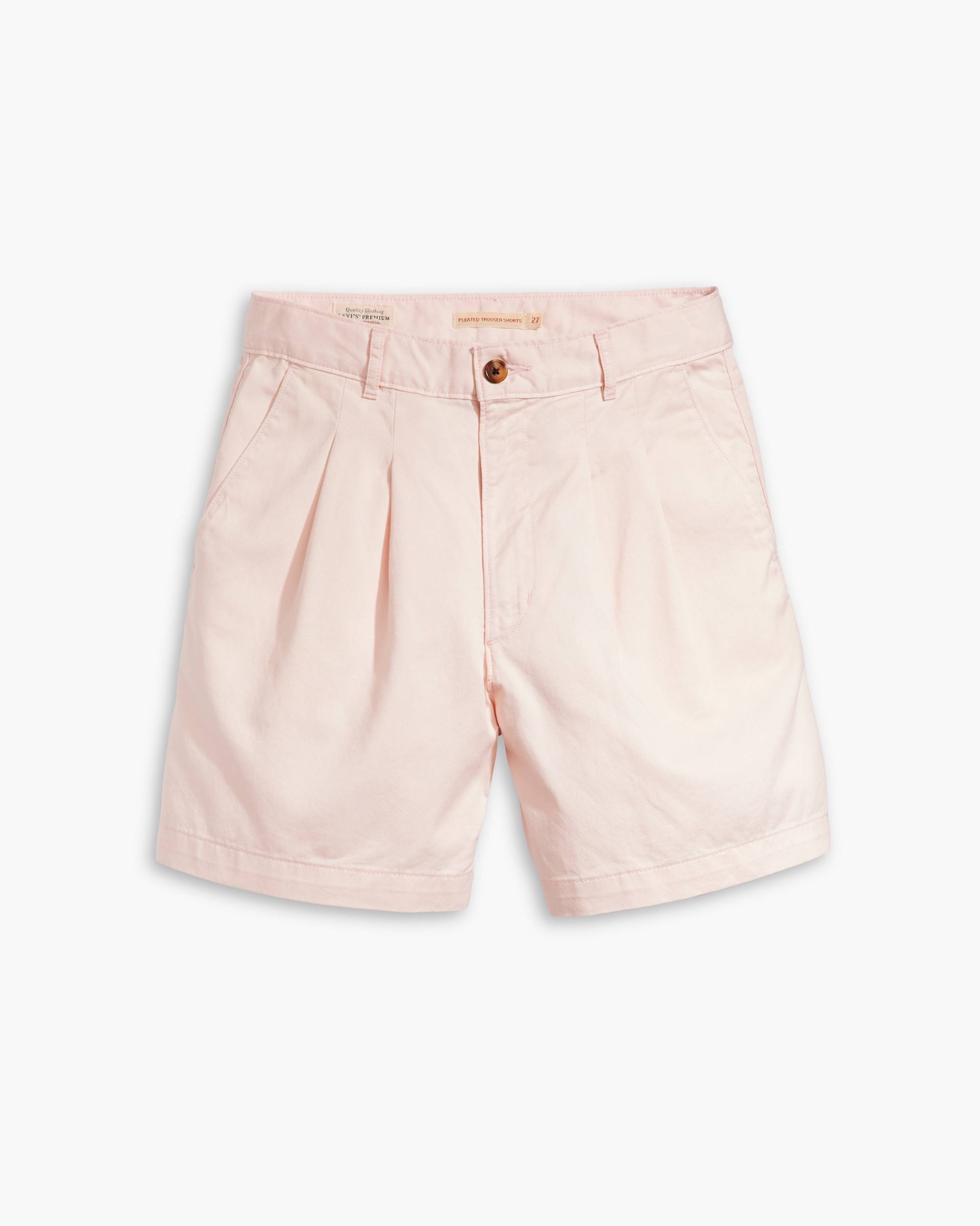 Pleated Women's Trouser Shorts - Pink | Levi's® US Pleated Women's Trouser Shorts - Pink | Levi's® US