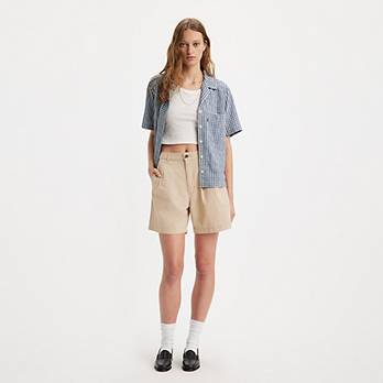 Pleated Trouser Shorts 5