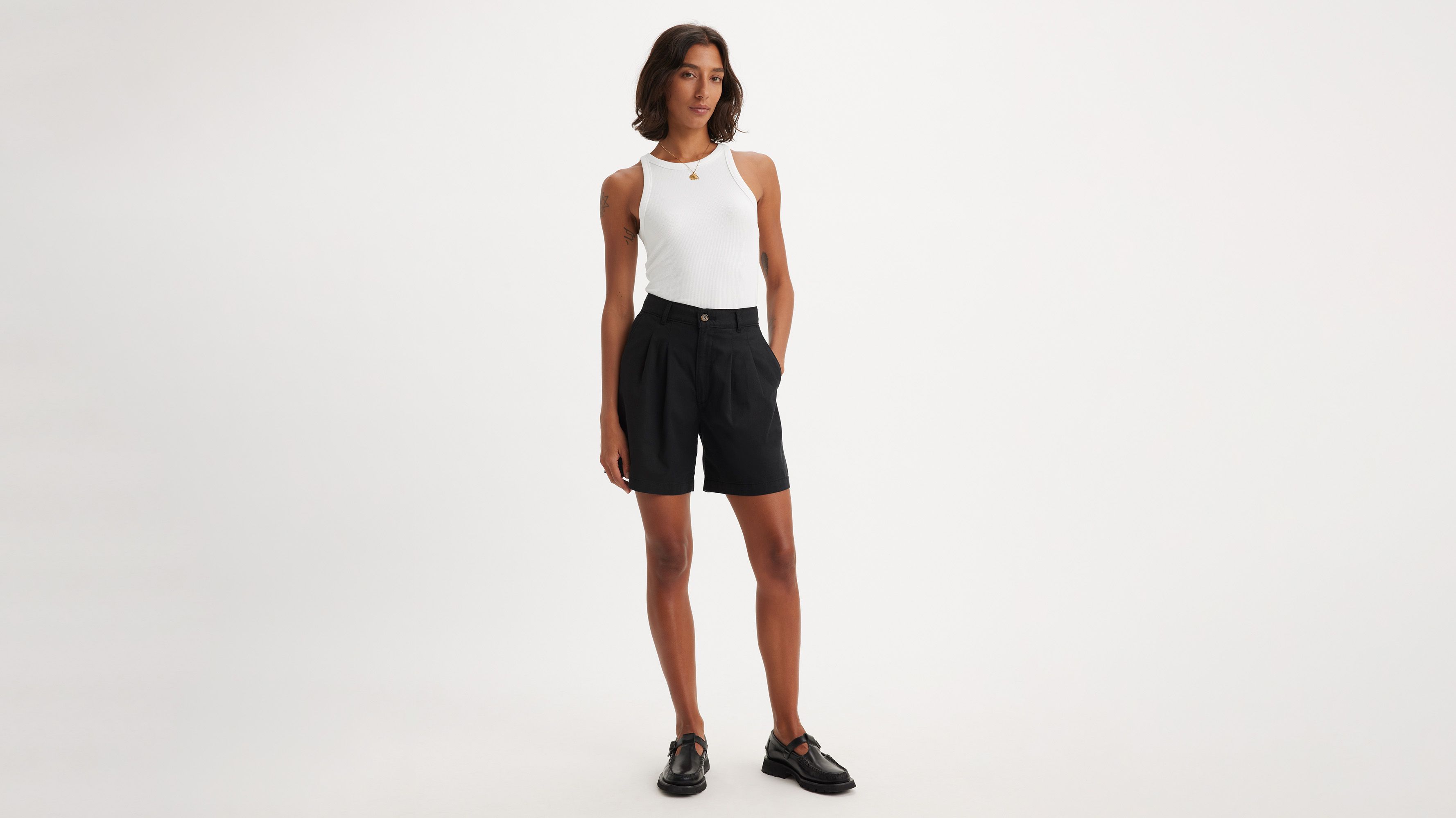 Pleated Women's Trouser Shorts 5