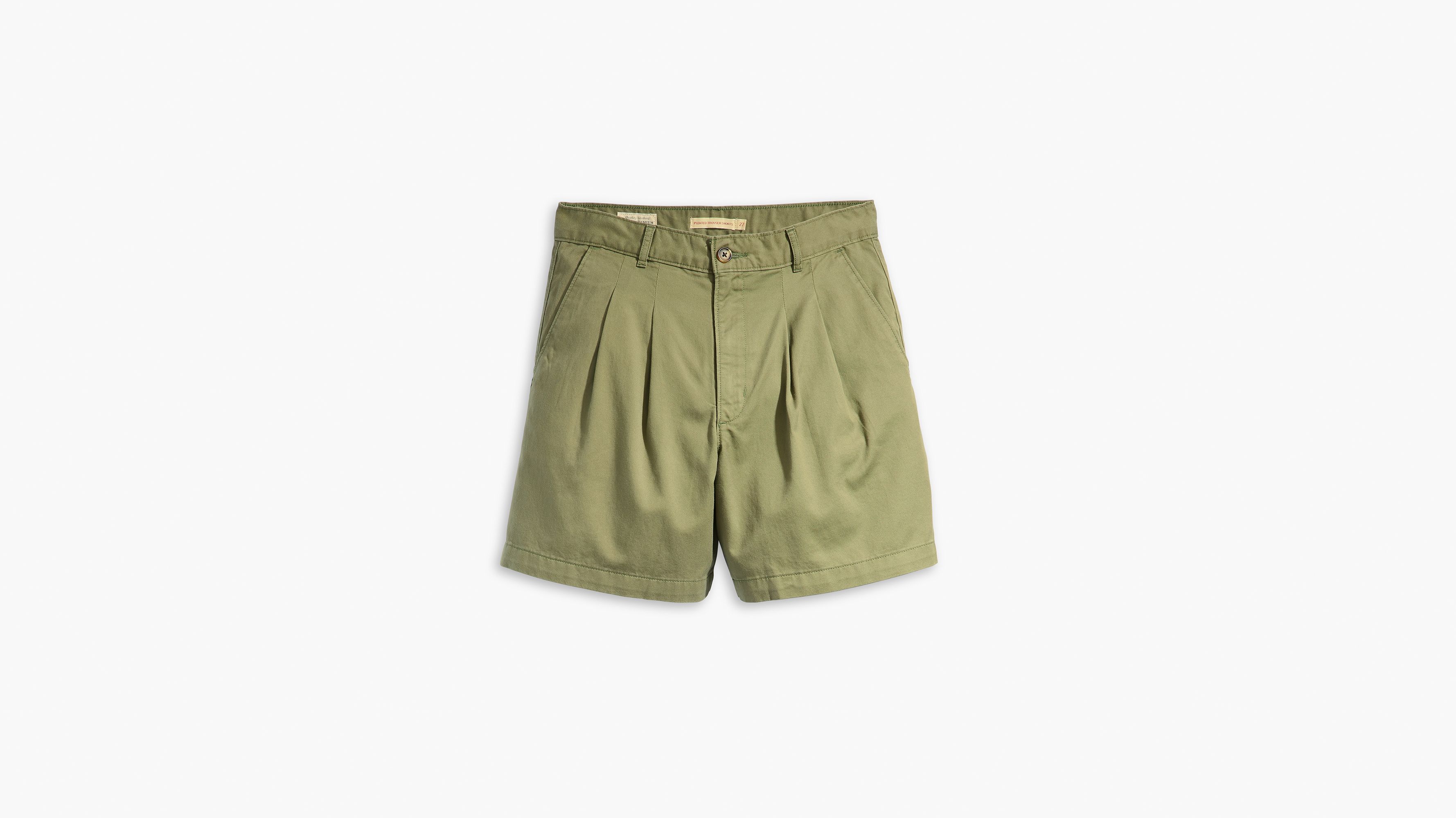 Trouser Shorts With Pleats Brobei