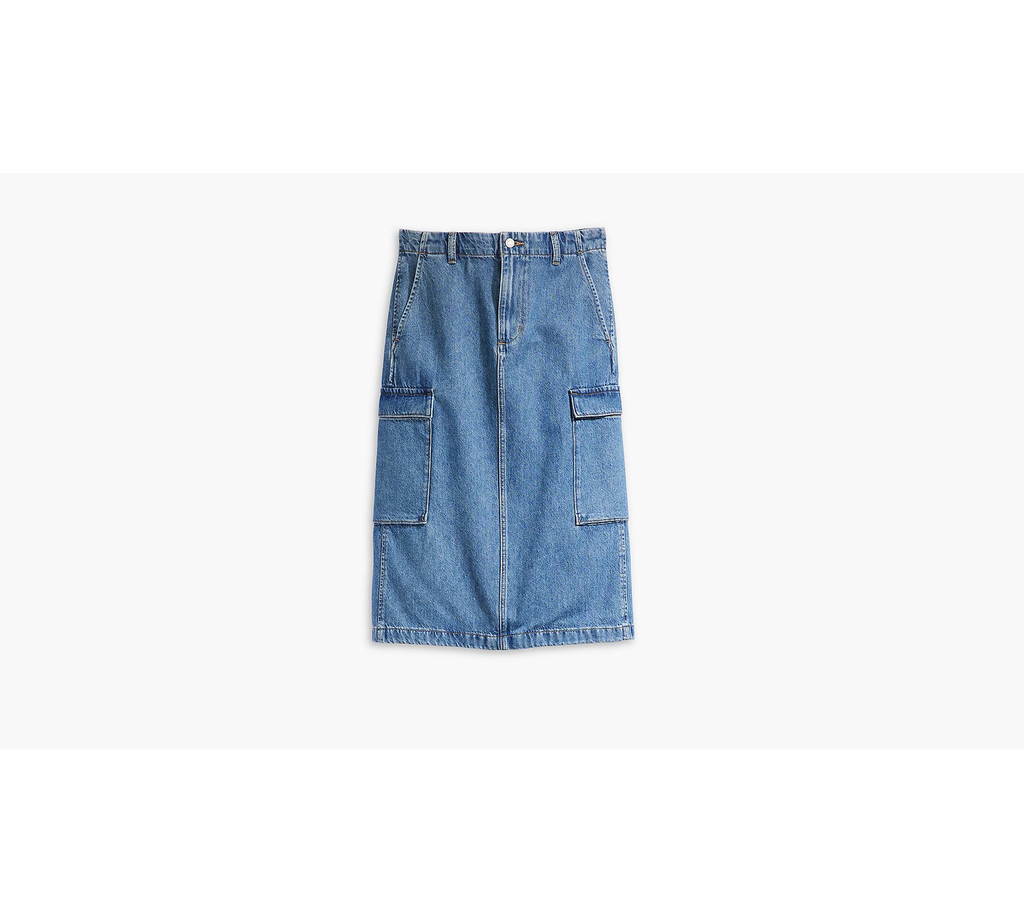Cargo Midi Skirt - Blue | Levi's® RO