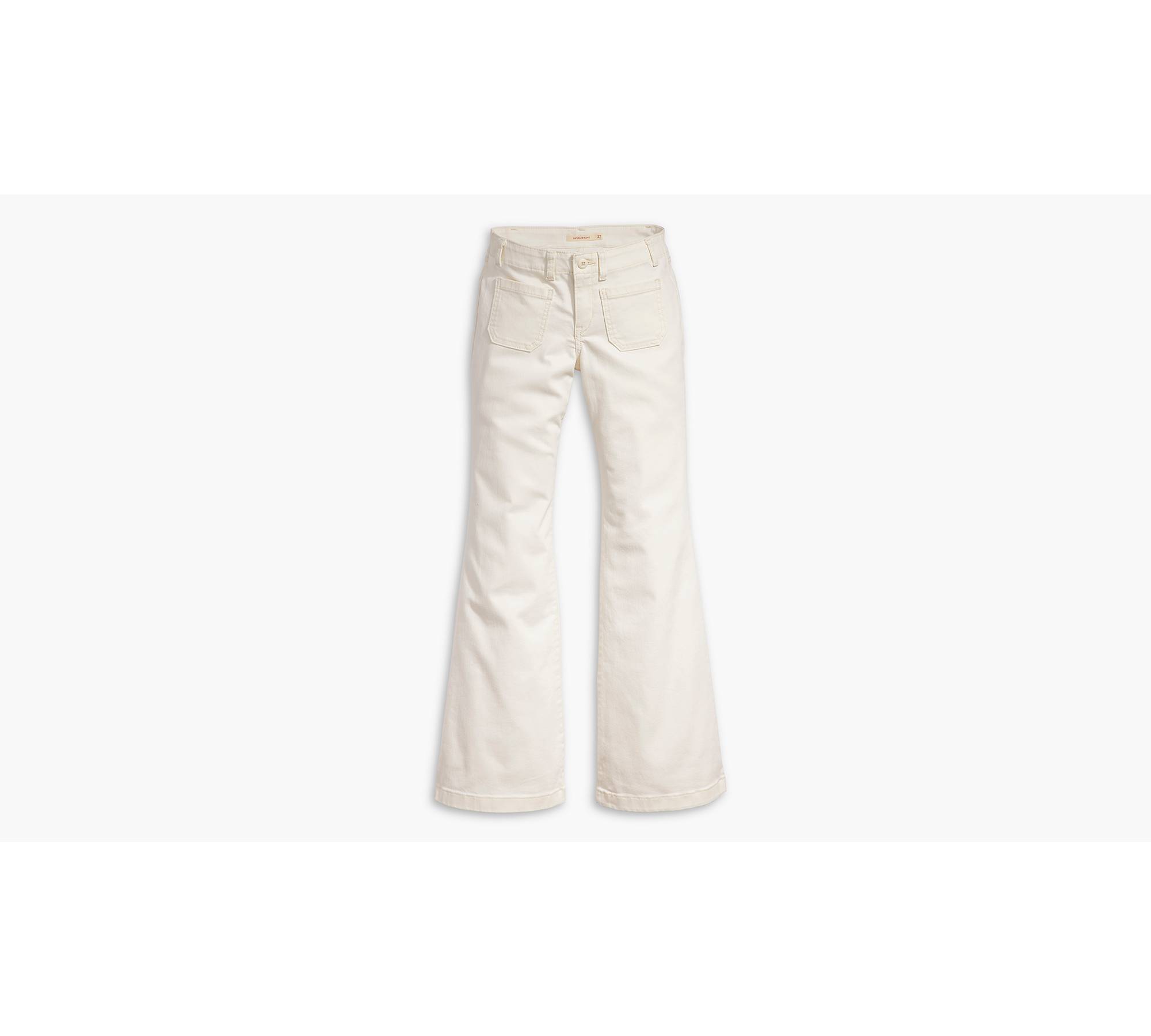 Superlow Flare Women's Pants - White | Levi's® US