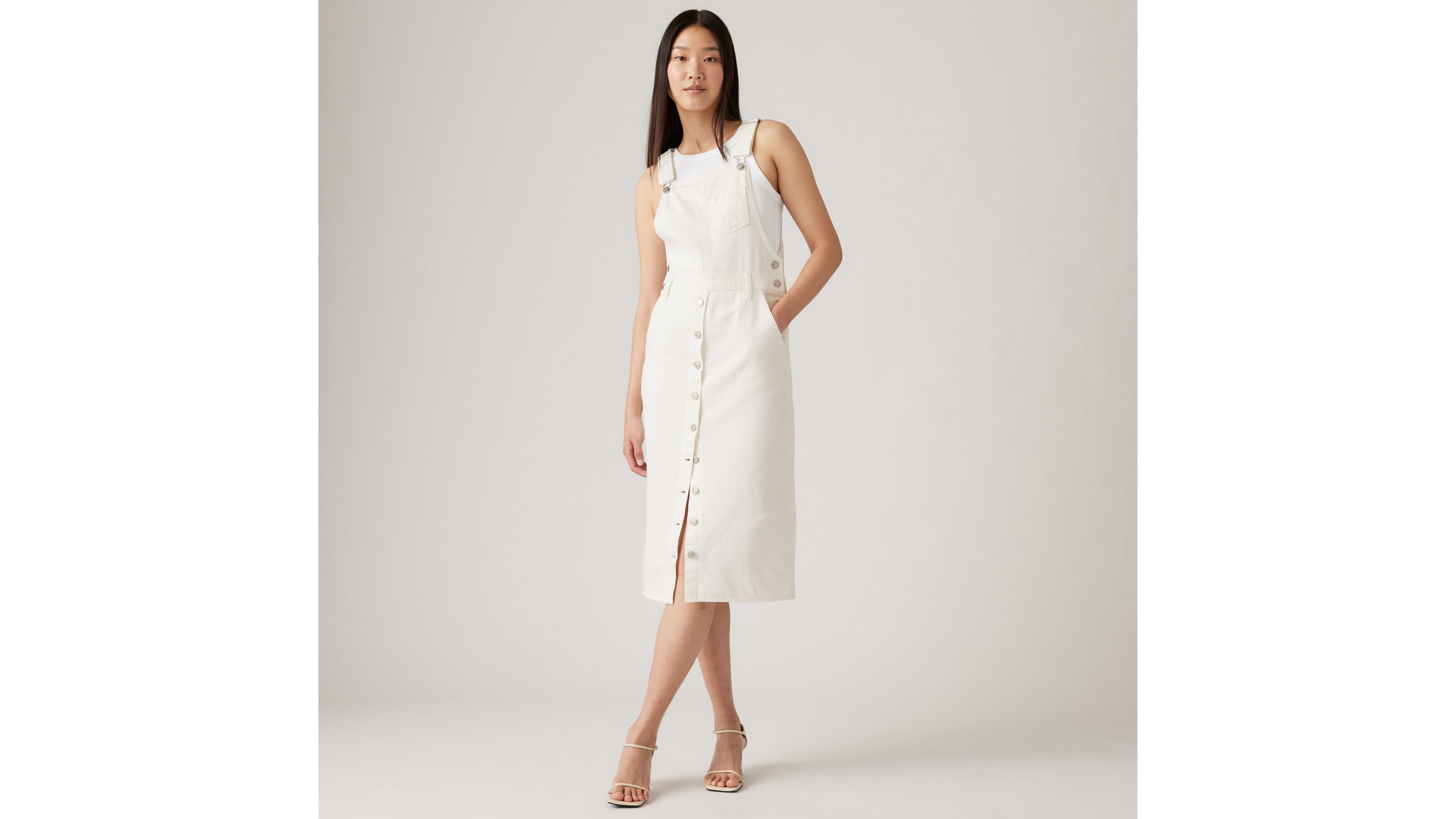 robe salopette tico lightweight blanc / serentiy now 2